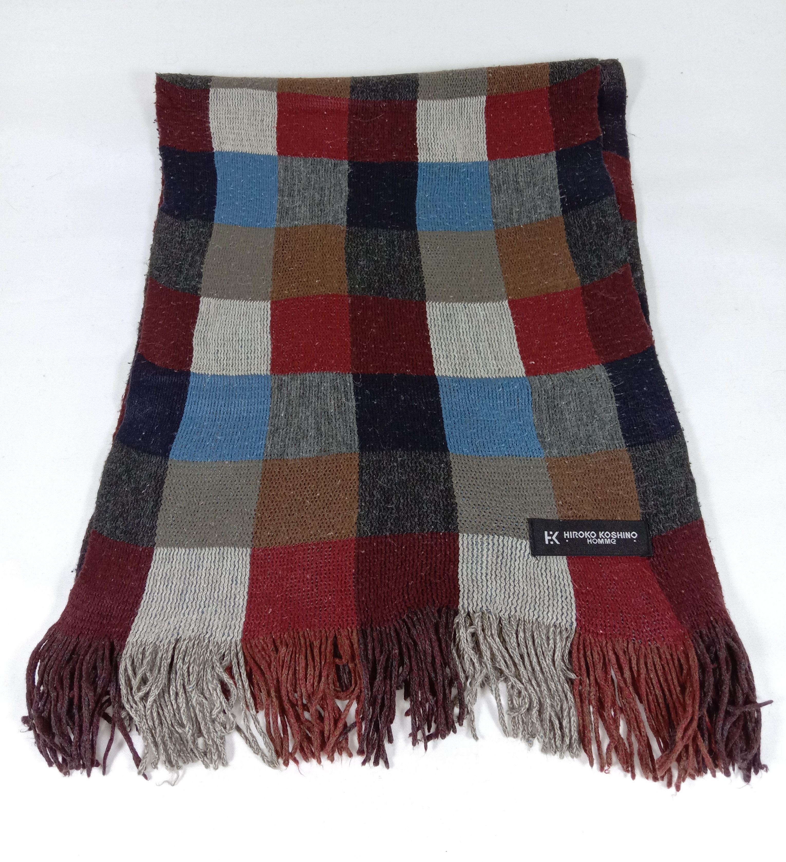 Hiroko Koshino Homme Hiroko Koshino Homme Scarf / Muffler / Wool Size ONE SIZE - 4 Thumbnail