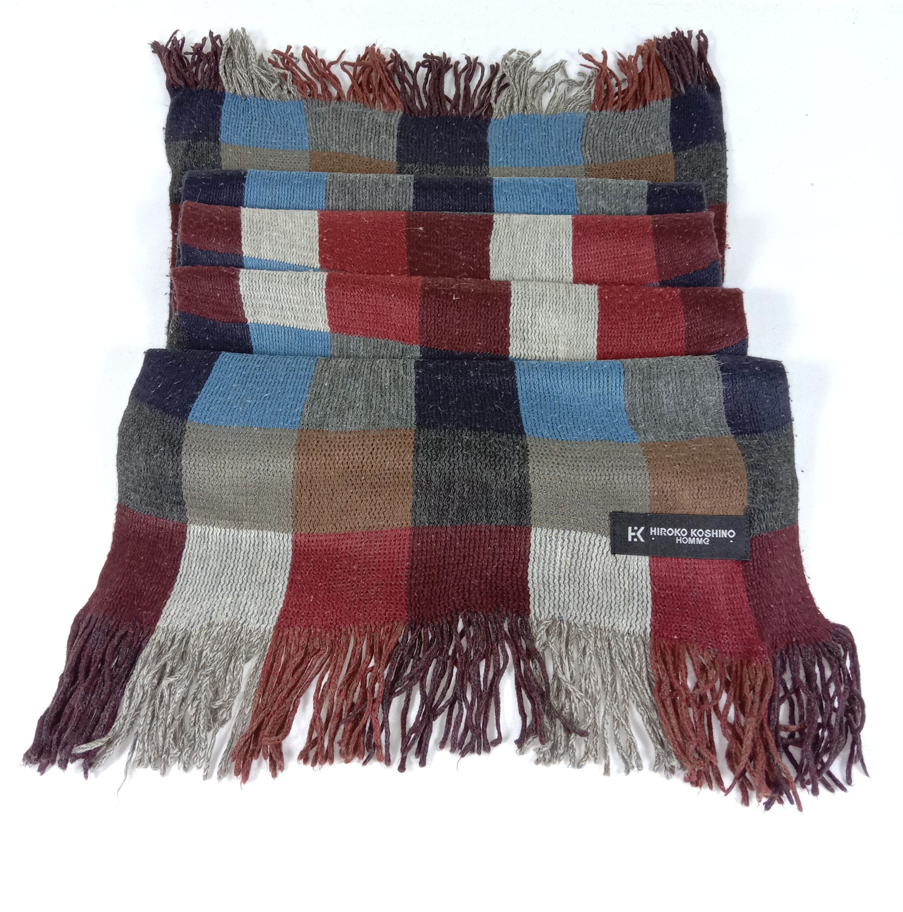 Hiroko Koshino Homme Hiroko Koshino Homme Scarf / Muffler / Wool Size ONE SIZE - 3 Thumbnail