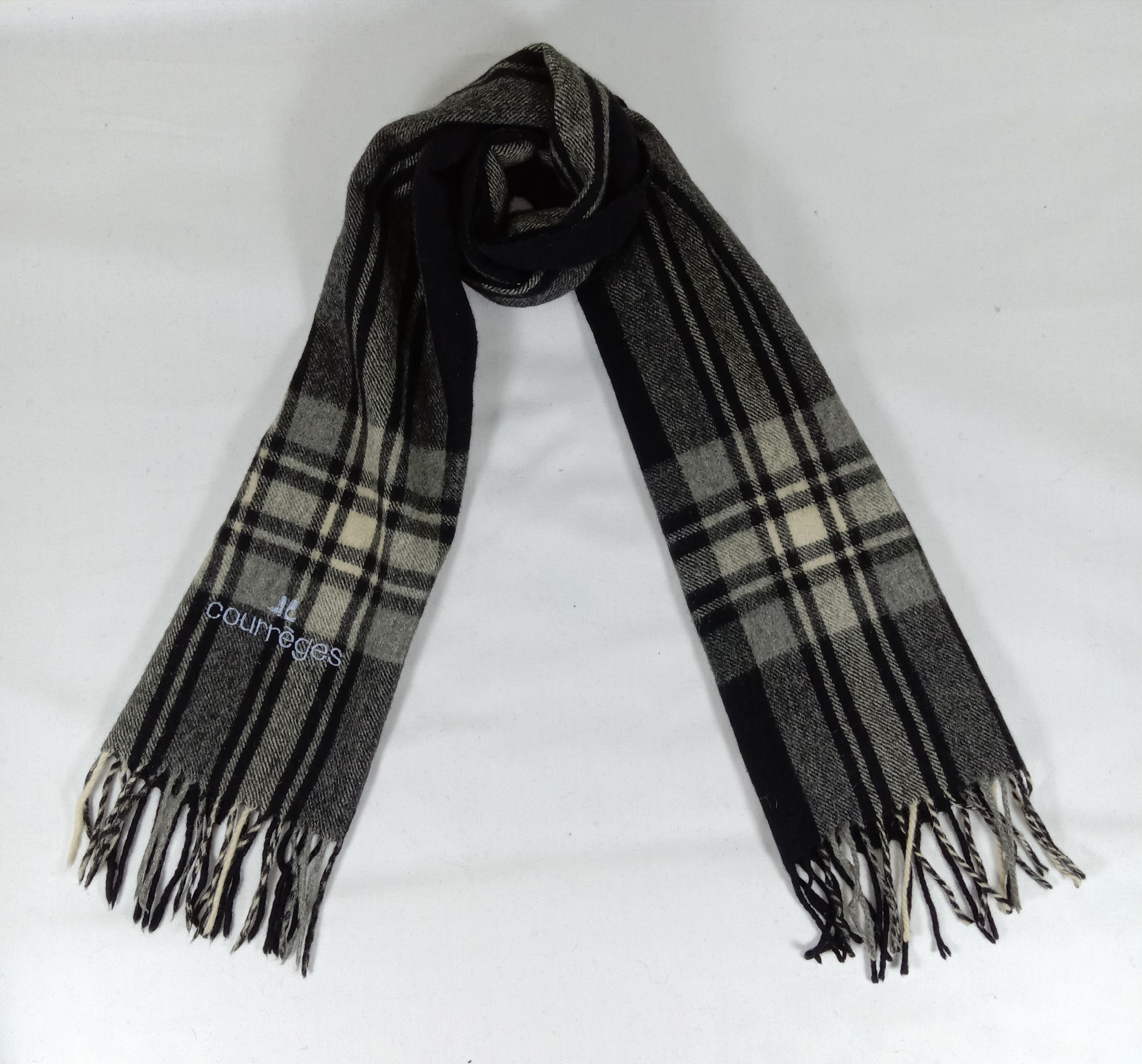 Courreges Courreges Scarf / Muffler / Wool Size ONE SIZE - 2 Thumbnail