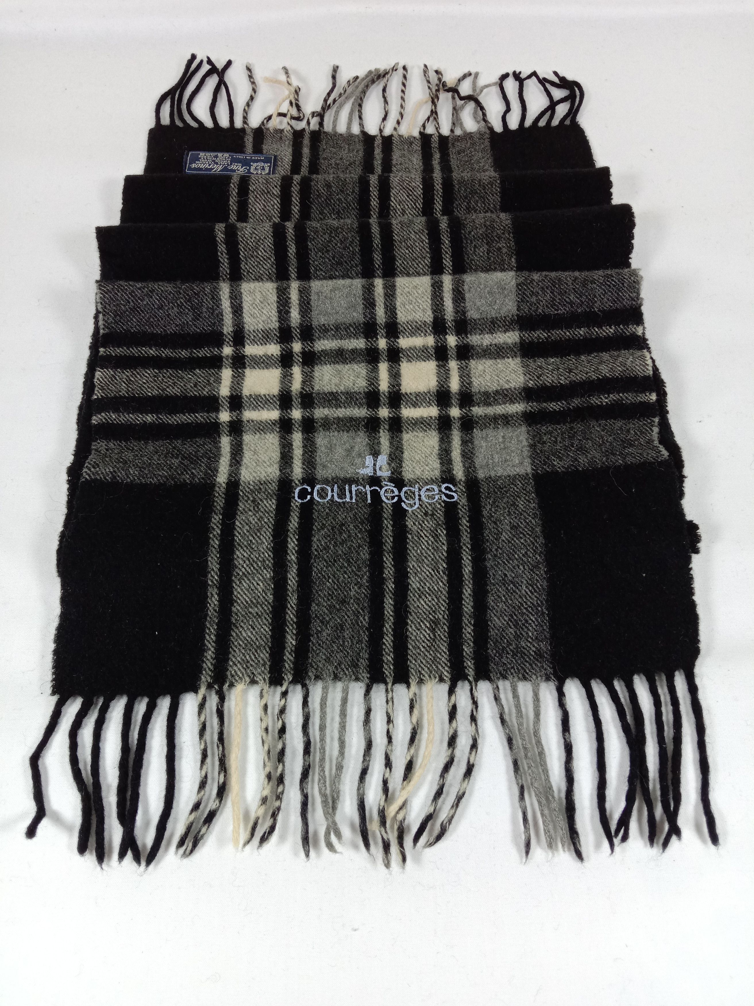 Courreges Courreges Scarf / Muffler / Wool Size ONE SIZE - 3 Thumbnail