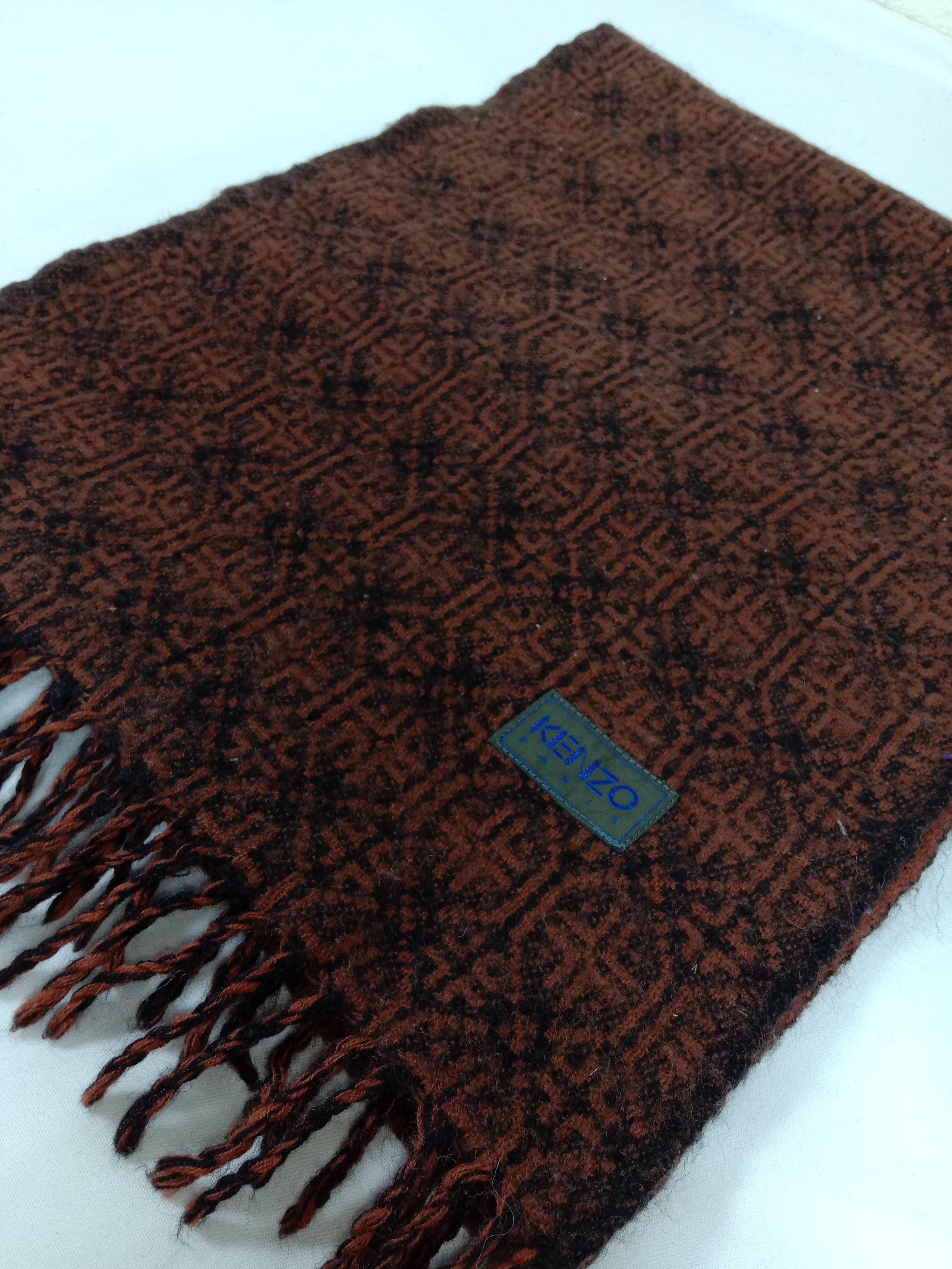 Kenzo Vintage Kenzo Scarf / Muffler / Wool Size ONE SIZE - 1 Thumbnail