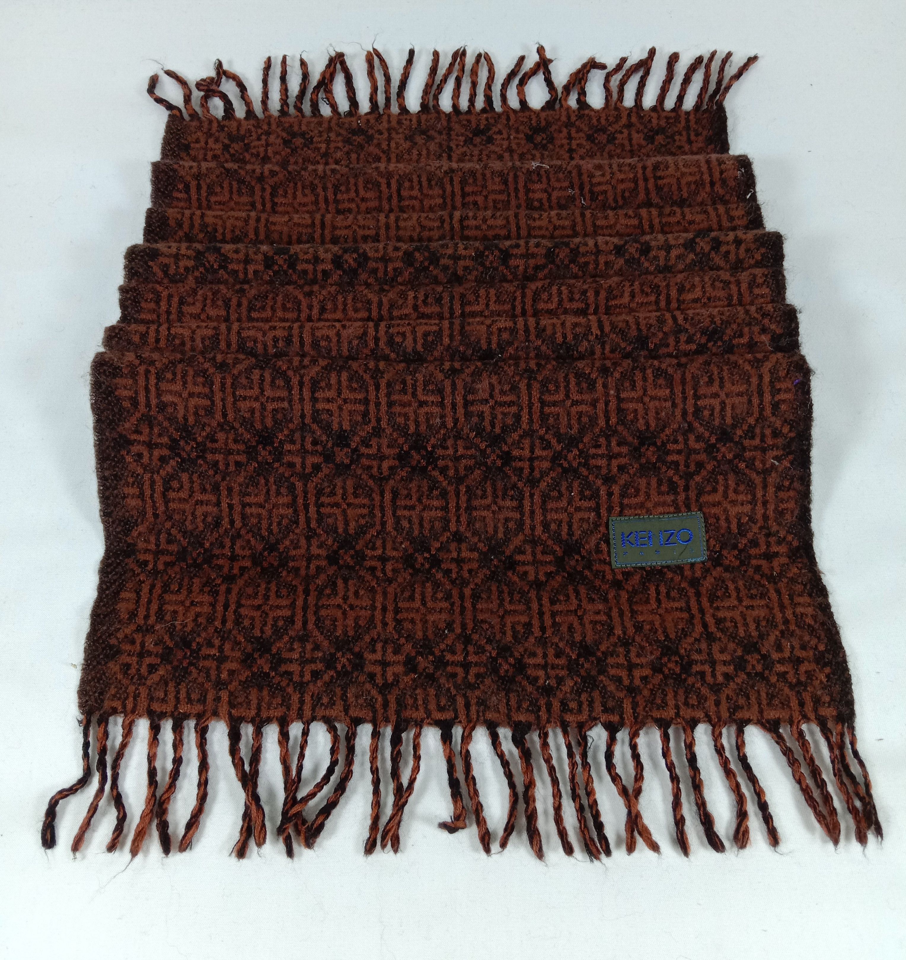 Kenzo Vintage Kenzo Scarf / Muffler / Wool Size ONE SIZE - 3 Thumbnail