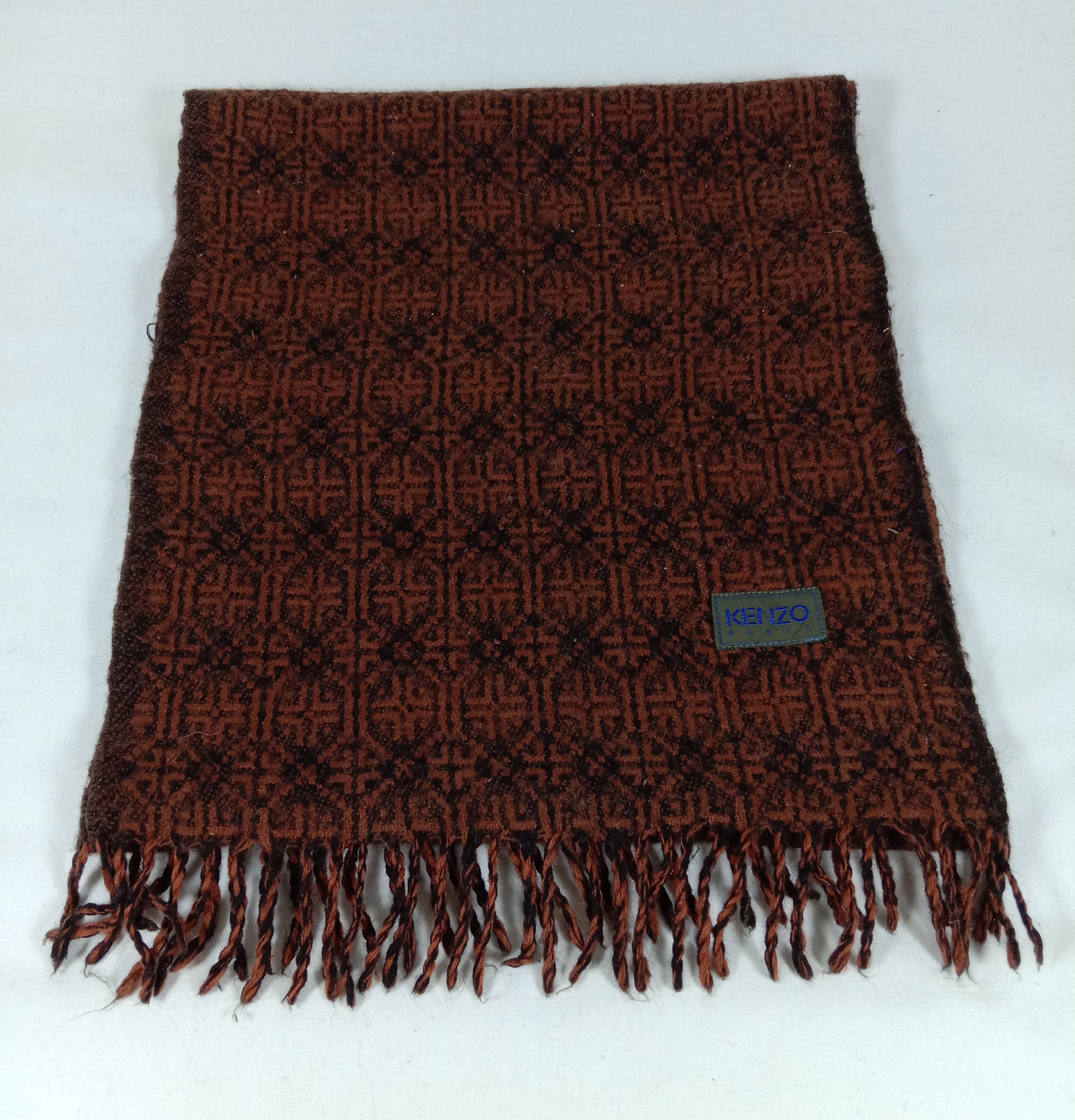 Kenzo Vintage Kenzo Scarf / Muffler / Wool Size ONE SIZE - 4 Thumbnail