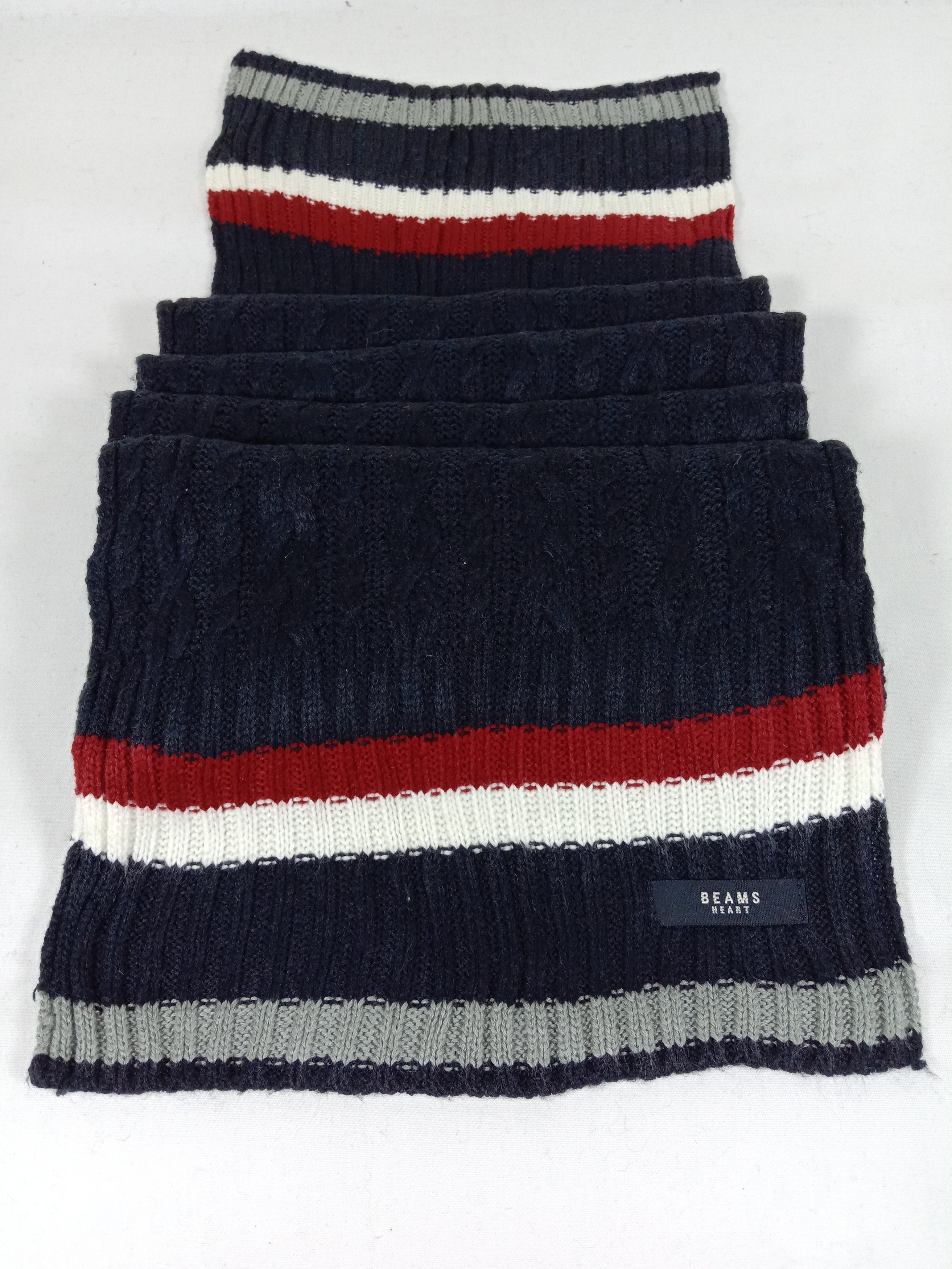 Beams Plus Beams Knit Scarf / Muffler / Wool Size ONE SIZE - 3 Thumbnail