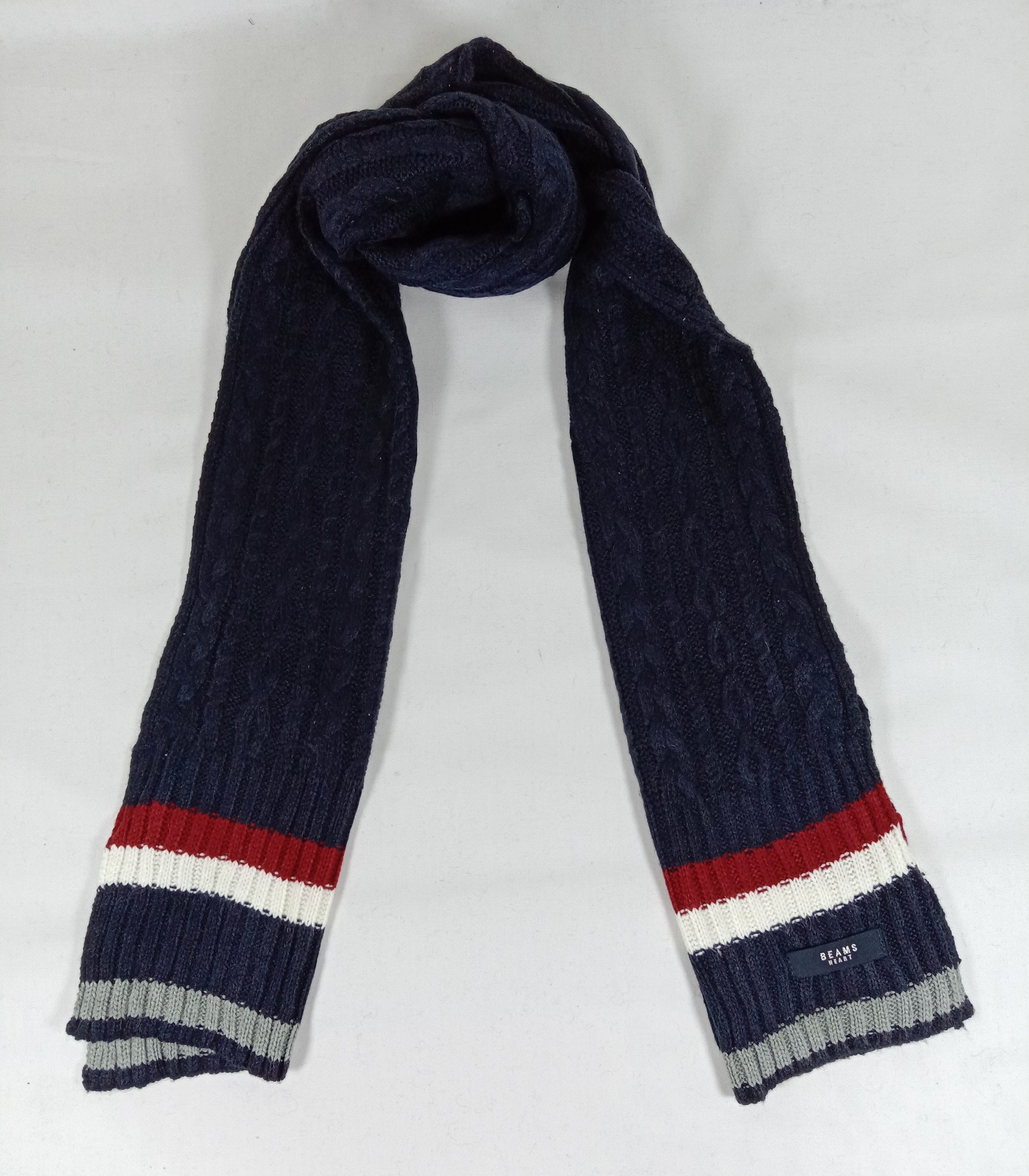 Beams Plus Beams Knit Scarf / Muffler / Wool Size ONE SIZE - 2 Thumbnail
