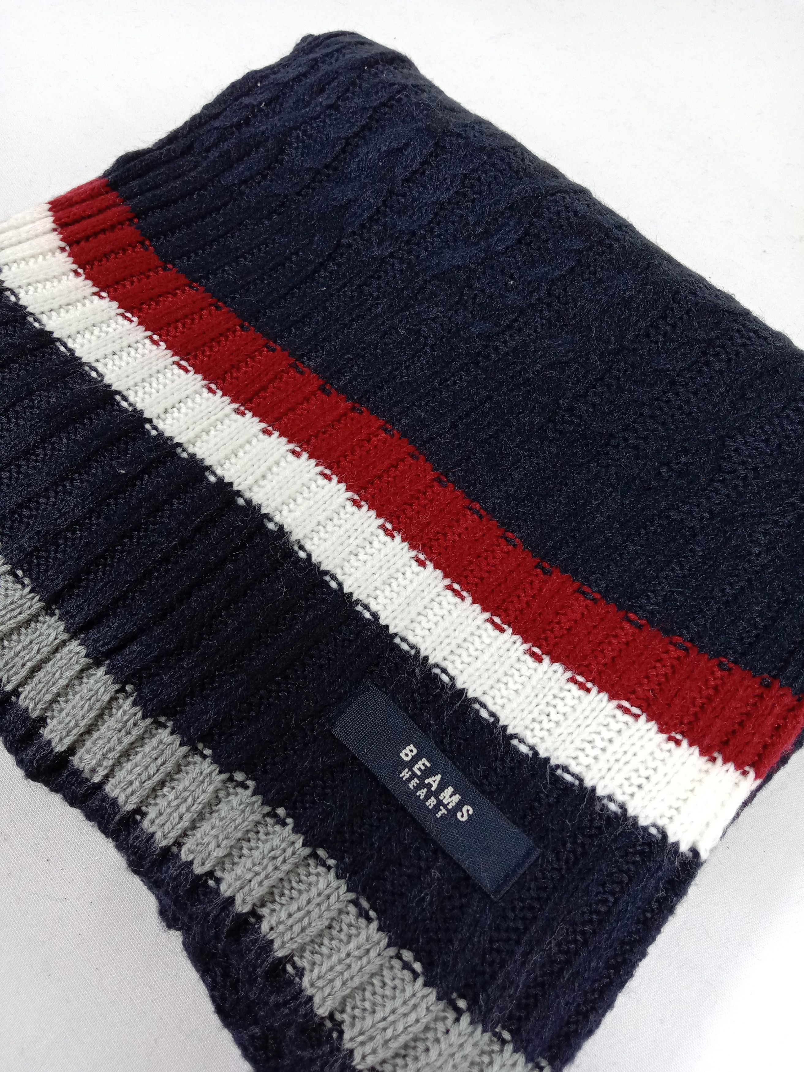 Beams Plus Beams Knit Scarf / Muffler / Wool Size ONE SIZE - 1 Thumbnail