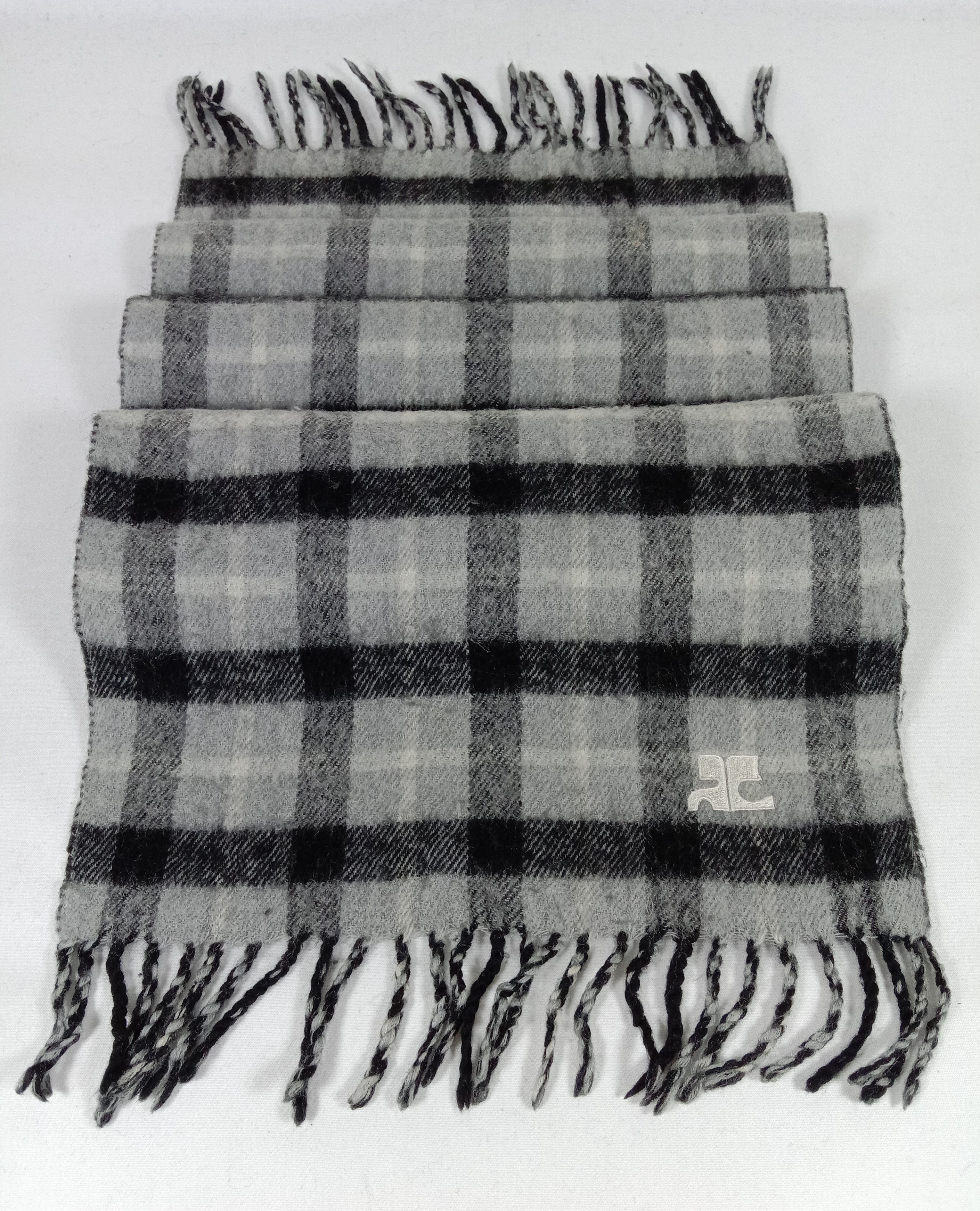 Courreges Courreges Homme Scarf / Muffler / Wool Size ONE SIZE - 3 Thumbnail
