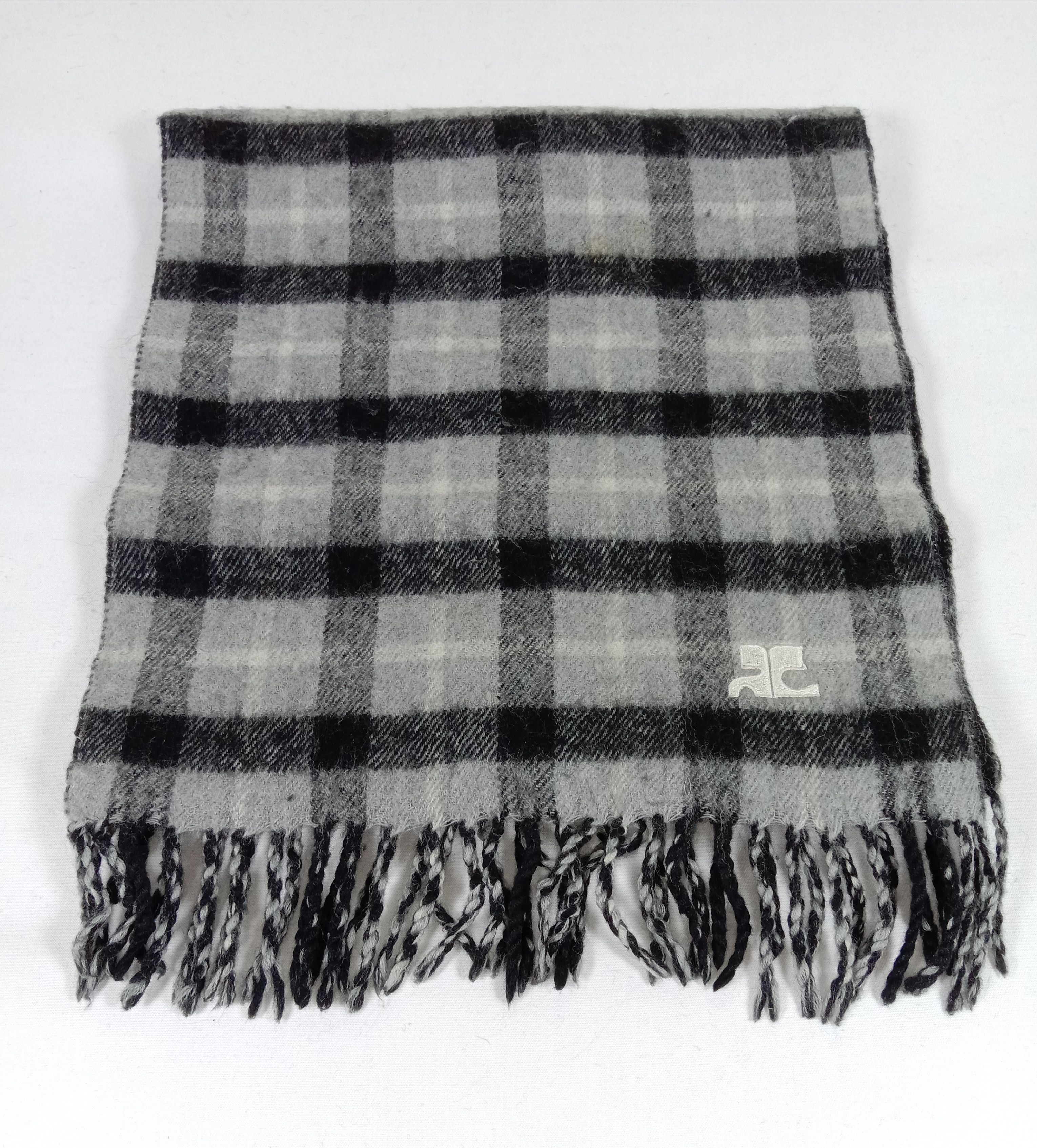 Courreges Courreges Homme Scarf / Muffler / Wool Size ONE SIZE - 4 Thumbnail