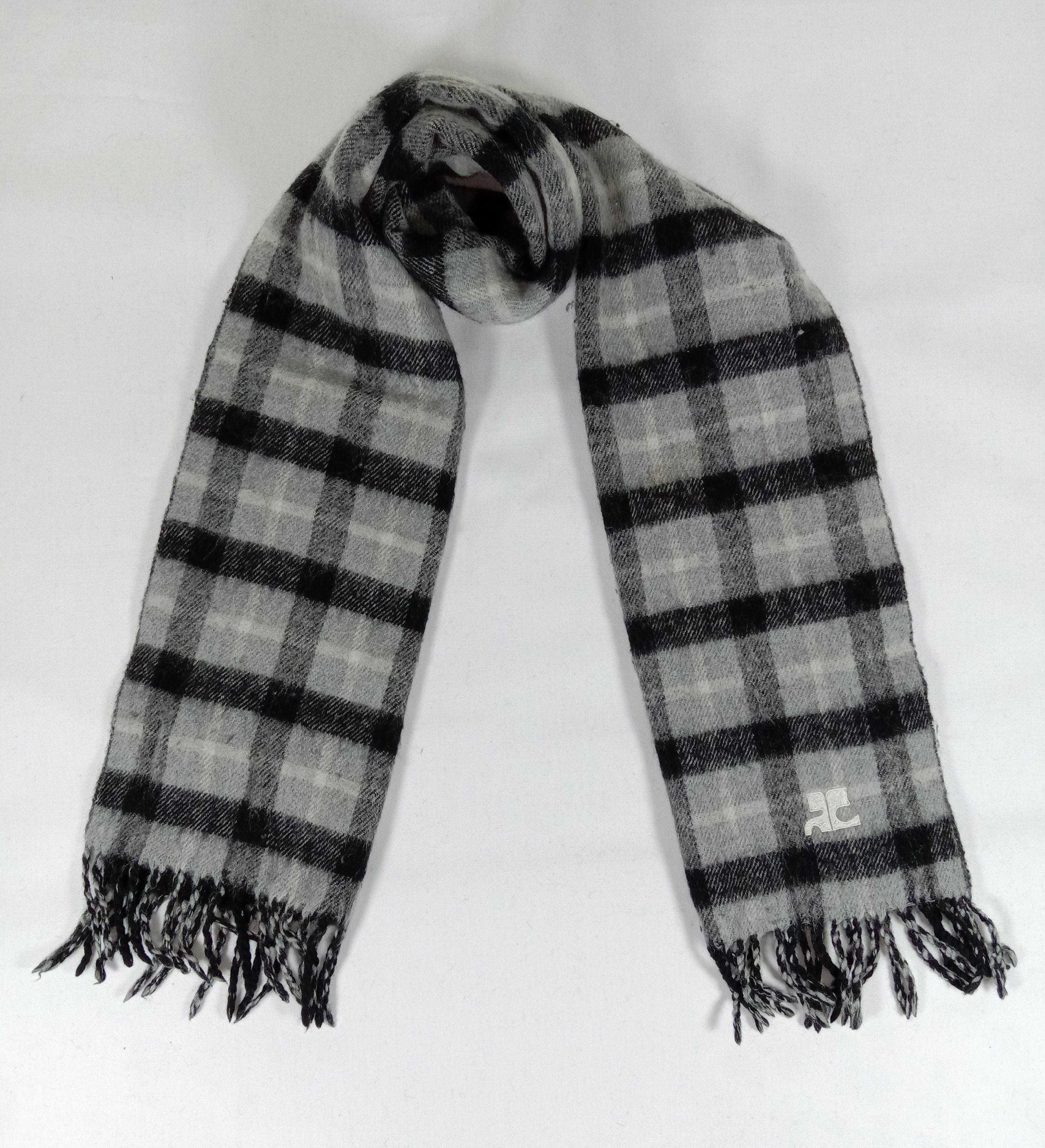 Courreges Courreges Homme Scarf / Muffler / Wool Size ONE SIZE - 2 Thumbnail
