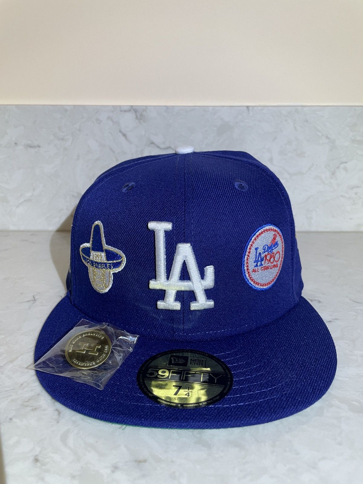 71/2 LA Dodgers Rust belt 7.5 Exclusive Fitteds Lids *NOT Hat Club