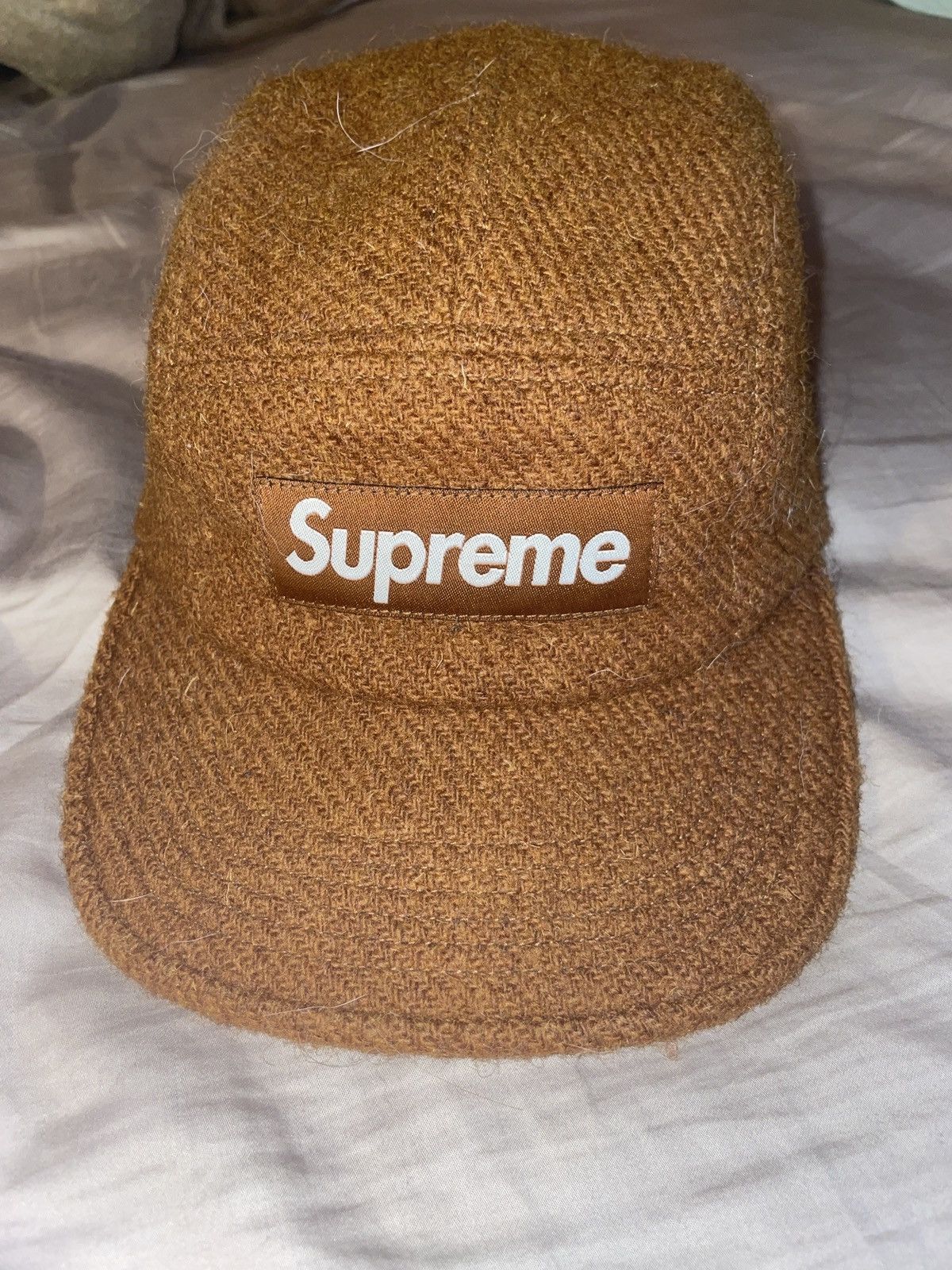 Supreme Supreme Harris Tweed Camp Cap Grailed