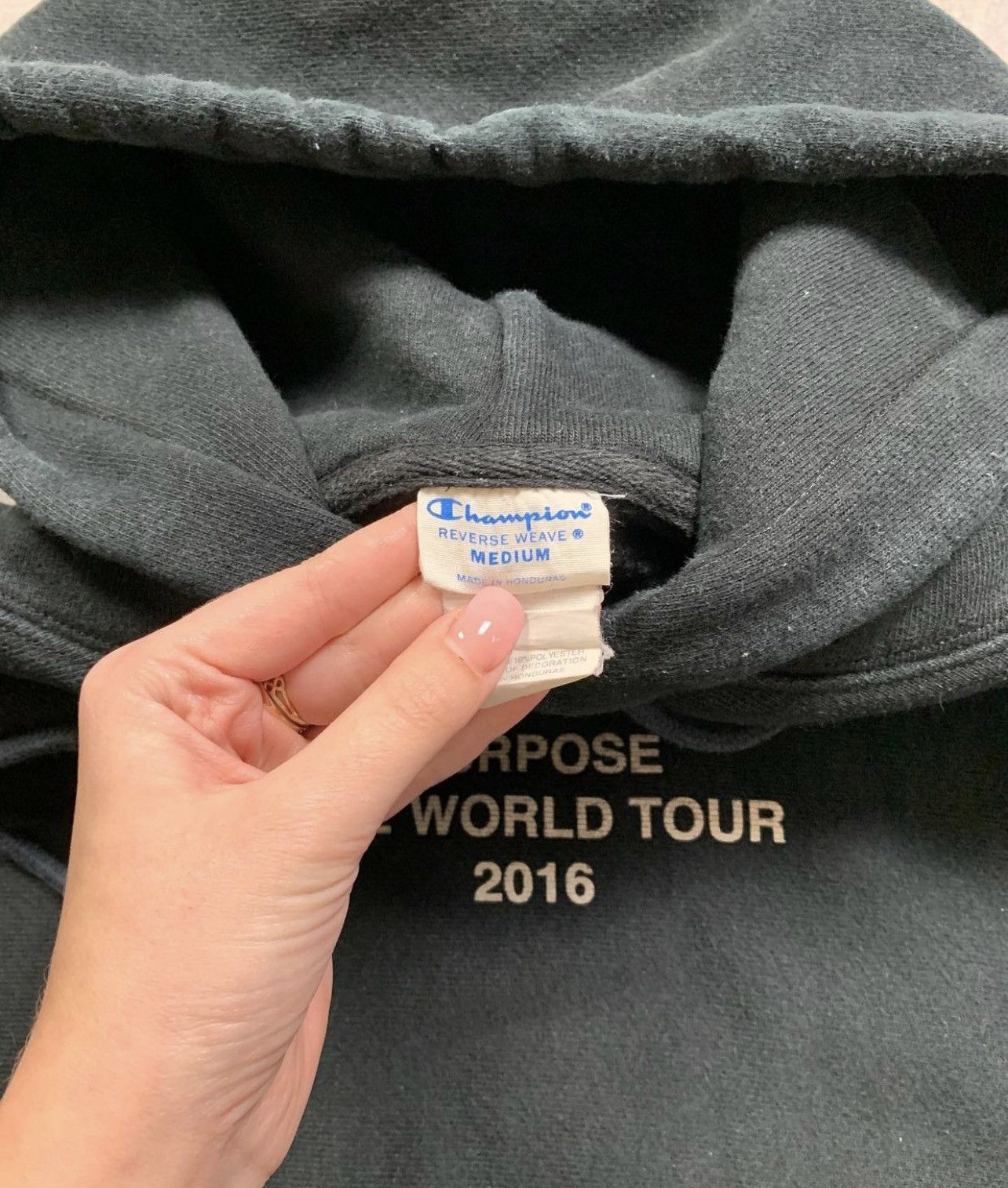 Champion Bieber tour champion hoodie Size US M / EU 48-50 / 2 - 2 Thumbnail