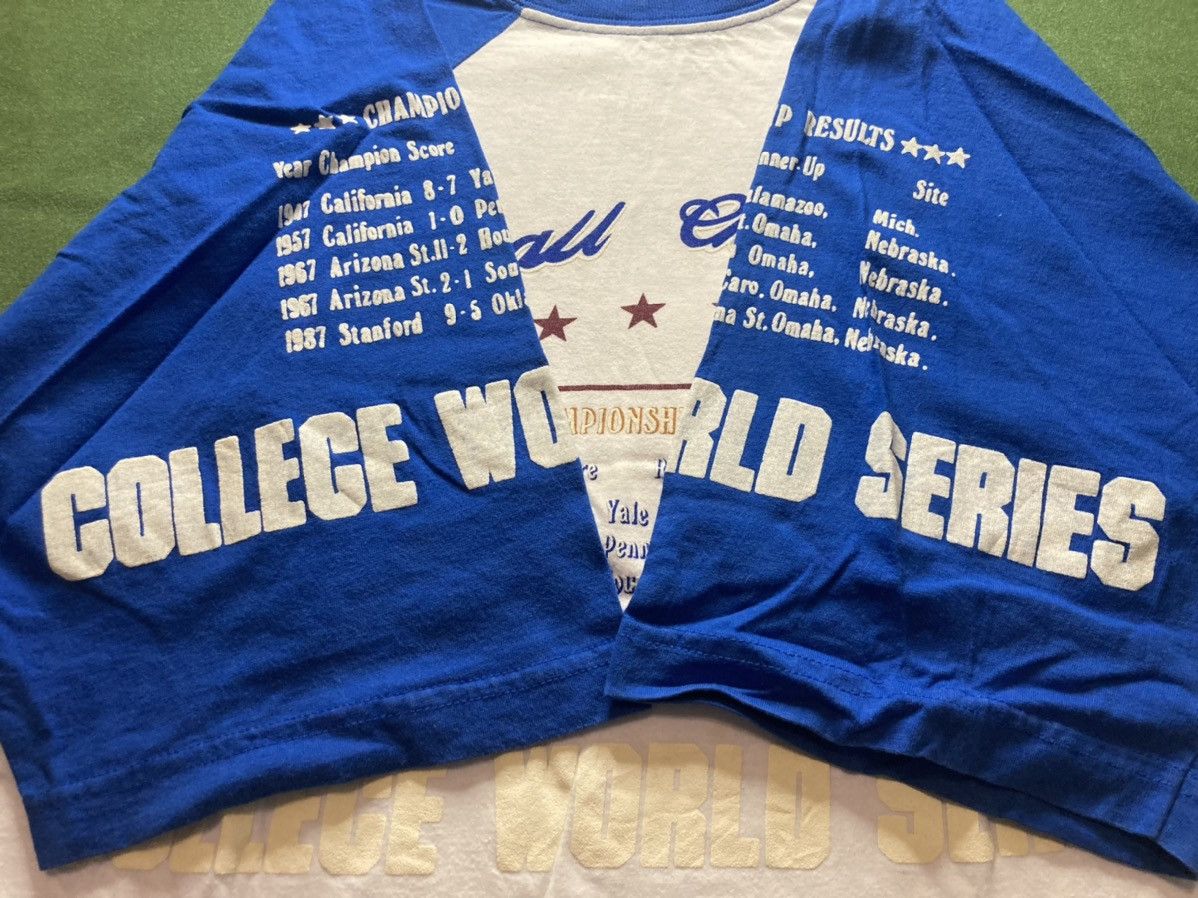 Vintage Rare 1987 College World Series Winning Teams Tee Size US M / EU 48-50 / 2 - 2 Preview