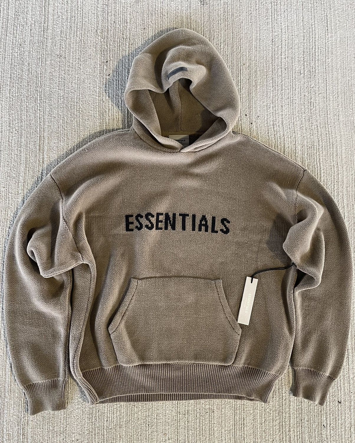 Fear of God Fear Of God Essentials Knit Pullover Hoodie Size US L / EU 52-54 / 3 - 1 Thumbnail