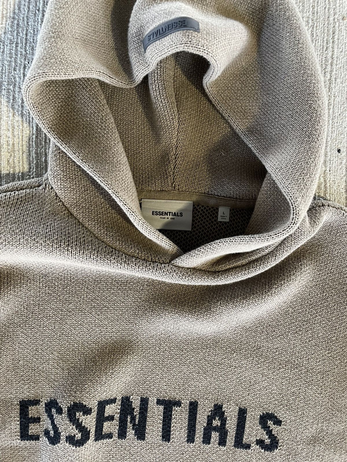 Fear of God Fear Of God Essentials Knit Pullover Hoodie Size US L / EU 52-54 / 3 - 6 Thumbnail