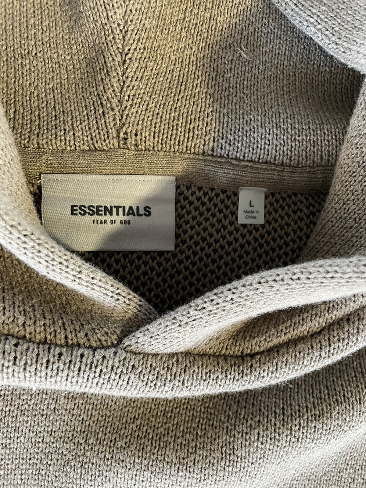 Fear of God Fear Of God Essentials Knit Pullover Hoodie Size US L / EU 52-54 / 3 - 5 Thumbnail