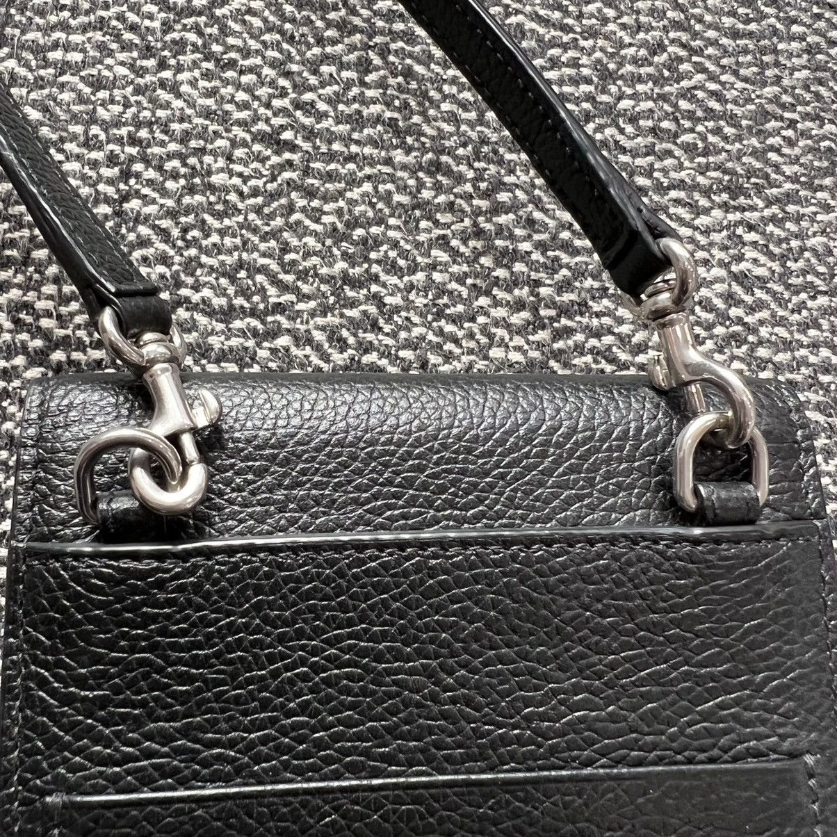 Balenciaga Balenciaga Logo-Print Calfskin Leather Pouch Size ONE SIZE - 7 Thumbnail