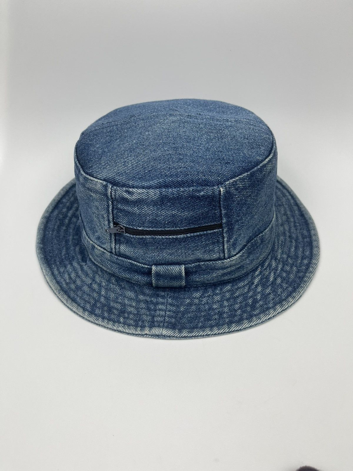 Japanese Brand Denim with one pocket bucket Hat Size ONE SIZE - 2 Thumbnail