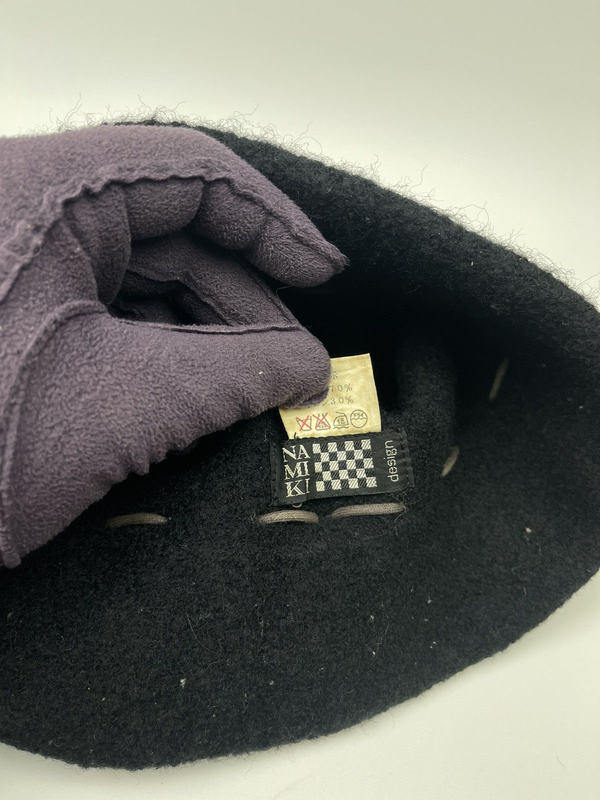 Japanese Brand Vintage NAMIKI design winter hat Cap Size ONE SIZE - 7 Thumbnail