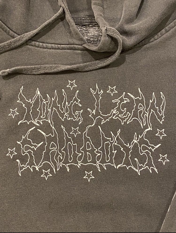 トップス YUNG LEAN AND SADBOYS / WARLORD HOODIE Yung Lean Sadboys Warlord Logo White - Yung Lean - Hoodie