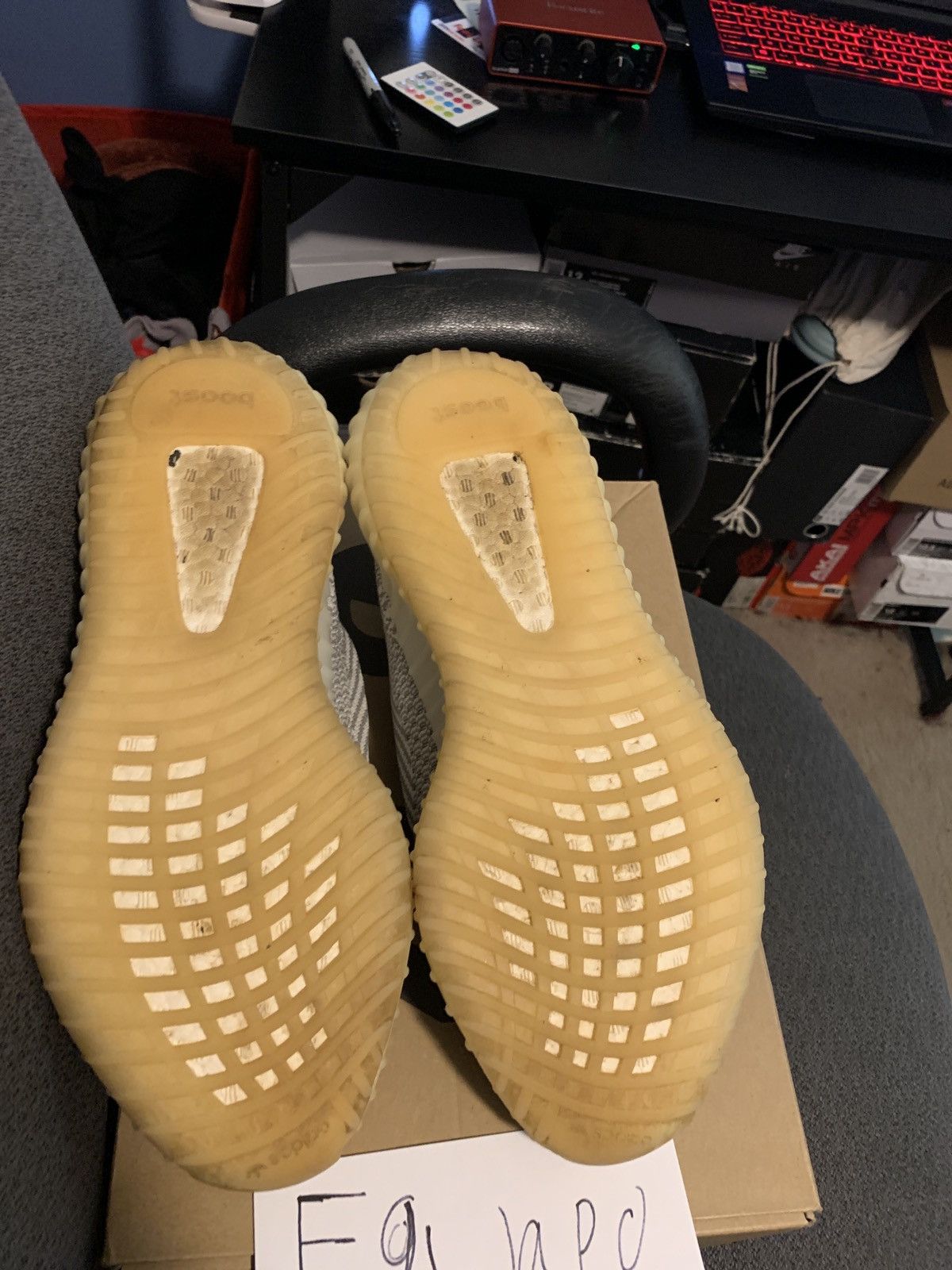 Adidas × Kanye West Yeezy Boost 350 V2 Static Non-Reflective 2018 Size US 12 / EU 45 - 3 Thumbnail