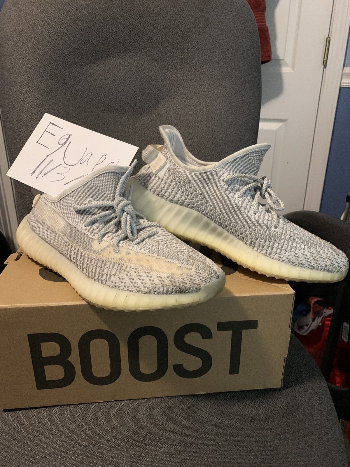 Adidas × Kanye West Yeezy Boost 350 V2 Static Non-Reflective 2018 Size US 12 / EU 45 - 1 Thumbnail