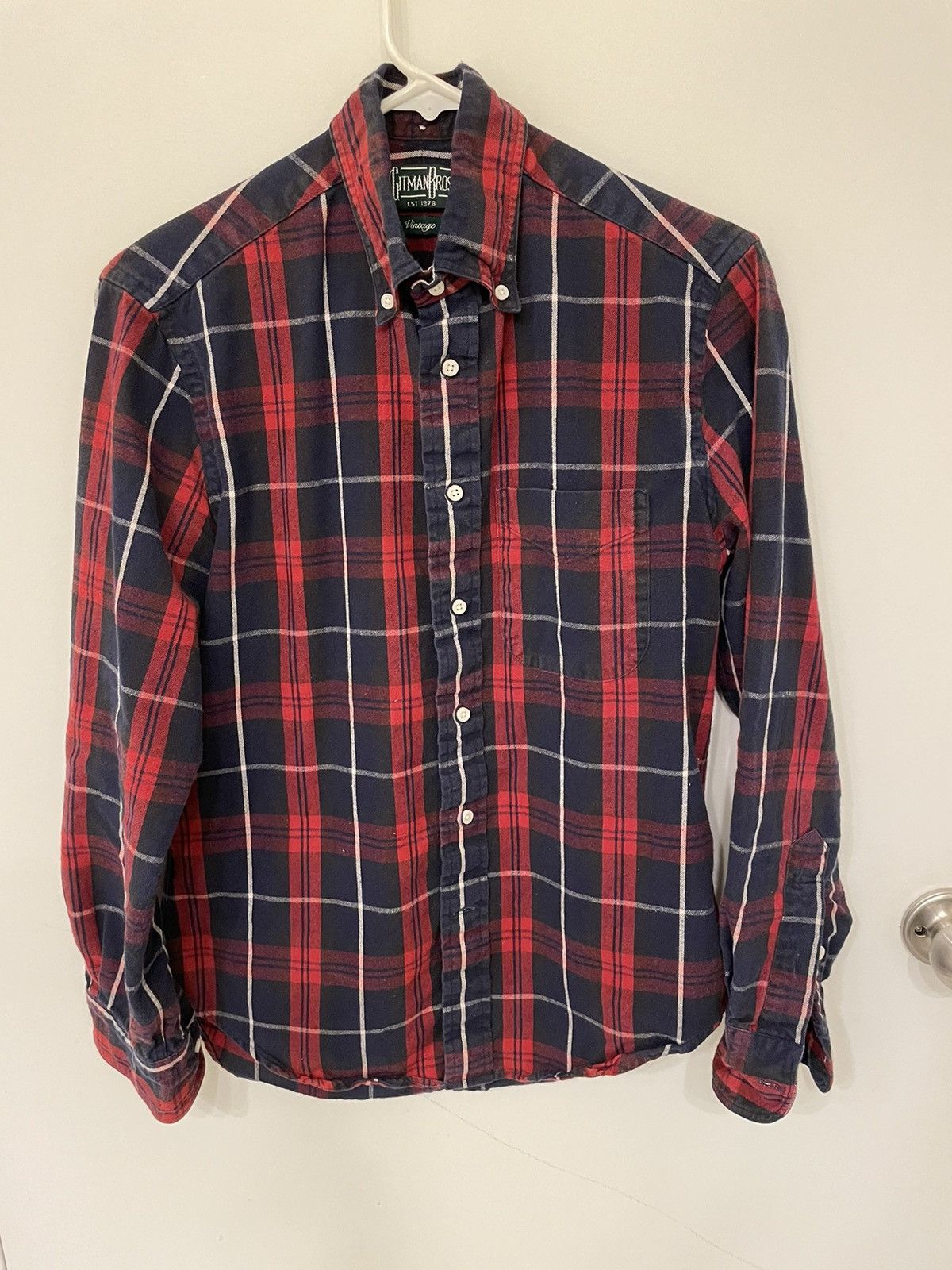 Gitman Bros. Vintage Gitman Vintage red plaid flannel | Grailed