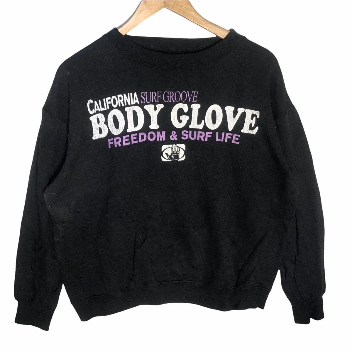 Body Glove Vintage body glove freedom & surf life sweatshirt Grailed