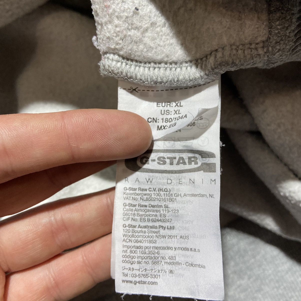 G-Star G-STAR RAW HOODIE Size US XL / EU 56 / 4 - 8 Thumbnail