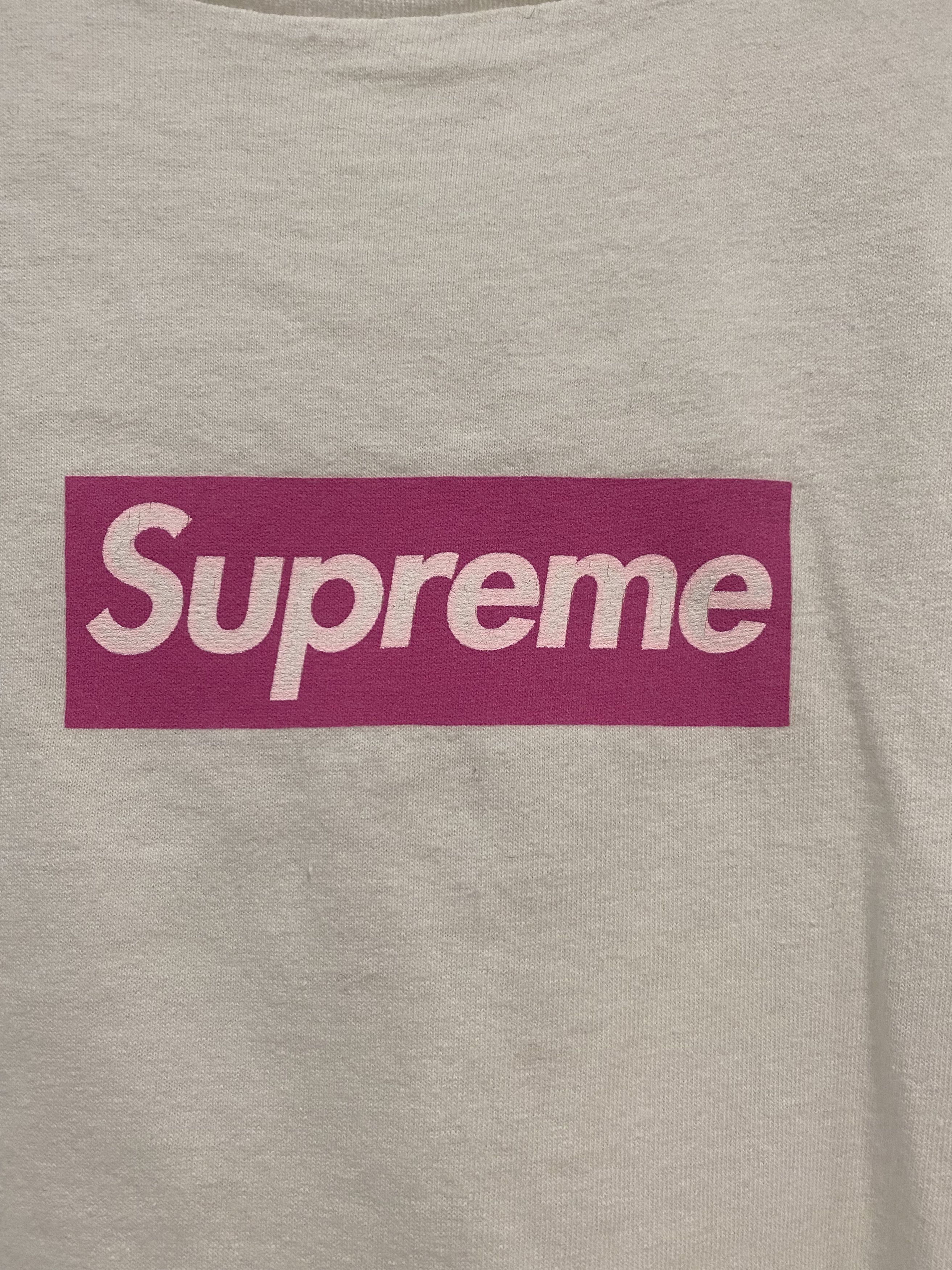 Supreme Supreme Pink Box Logo T-Shirt Size US XL / EU 56 / 4 - 3 Thumbnail