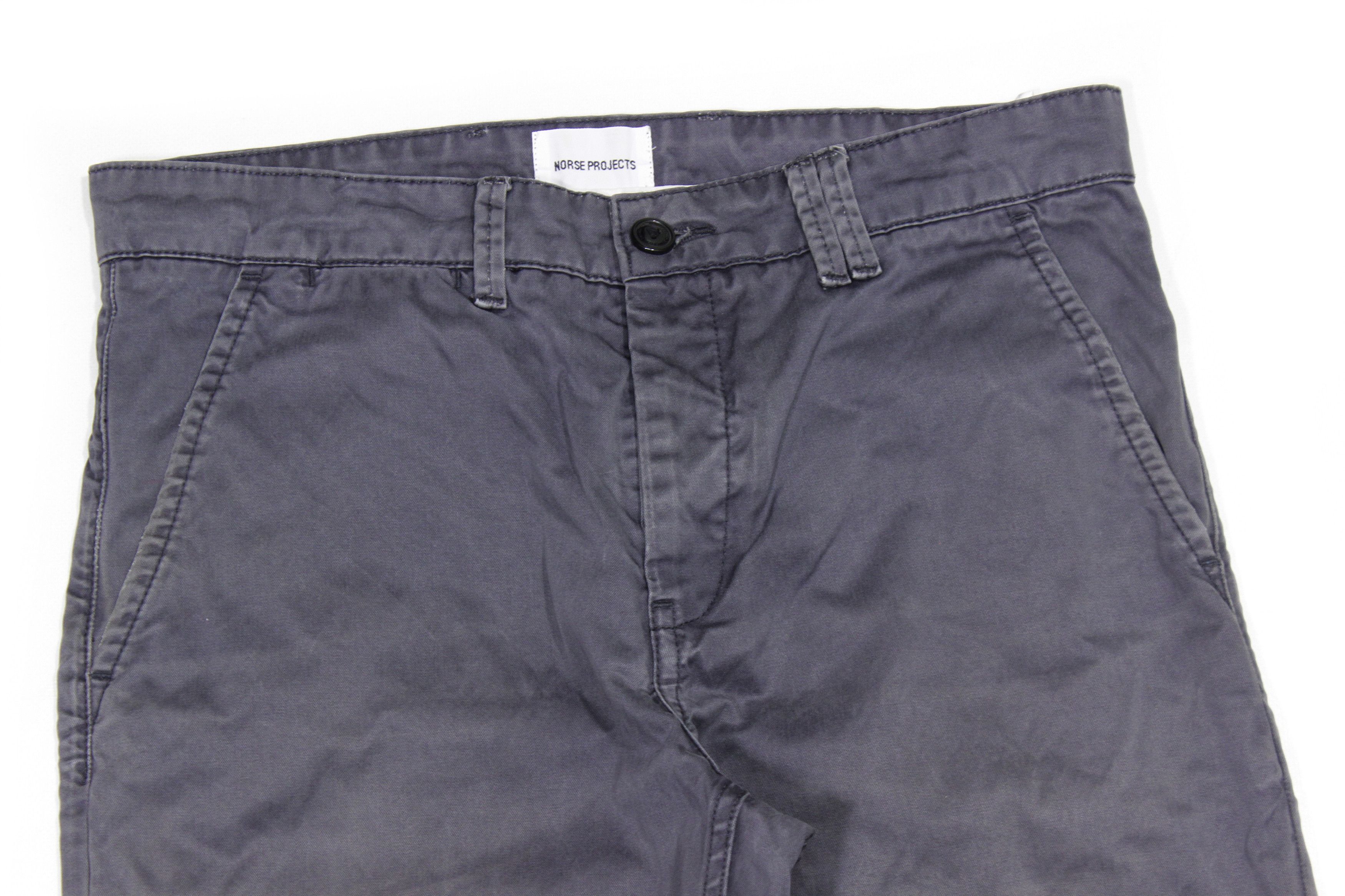 Norse Projects Aron Heavy Chino Distressed Pants Size US 31 - 3 Thumbnail