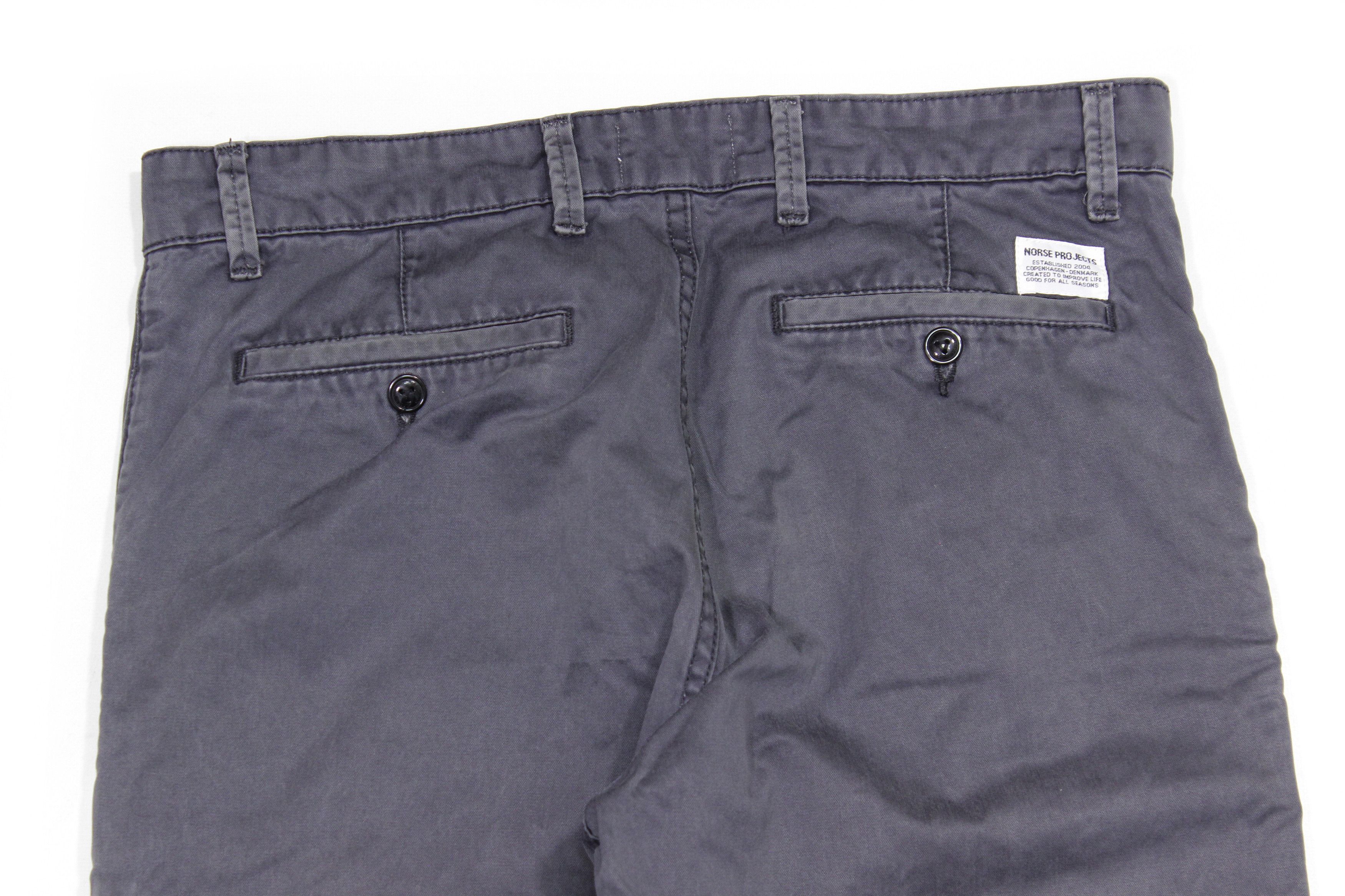 Norse Projects Aron Heavy Chino Distressed Pants Size US 31 - 4 Thumbnail