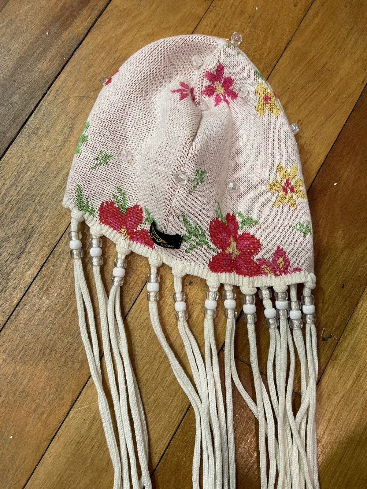 20471120 Hyoma 20471120 beaded knit hat Size ONE SIZE - 2 Thumbnail