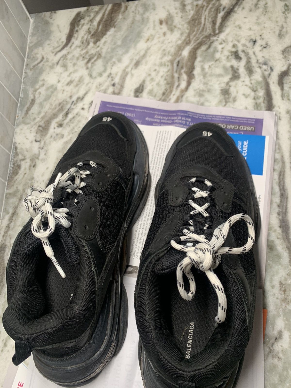 Balenciaga Balenciaga Triple S Clear Sole Size US 12 / EU 45 - 3 Thumbnail