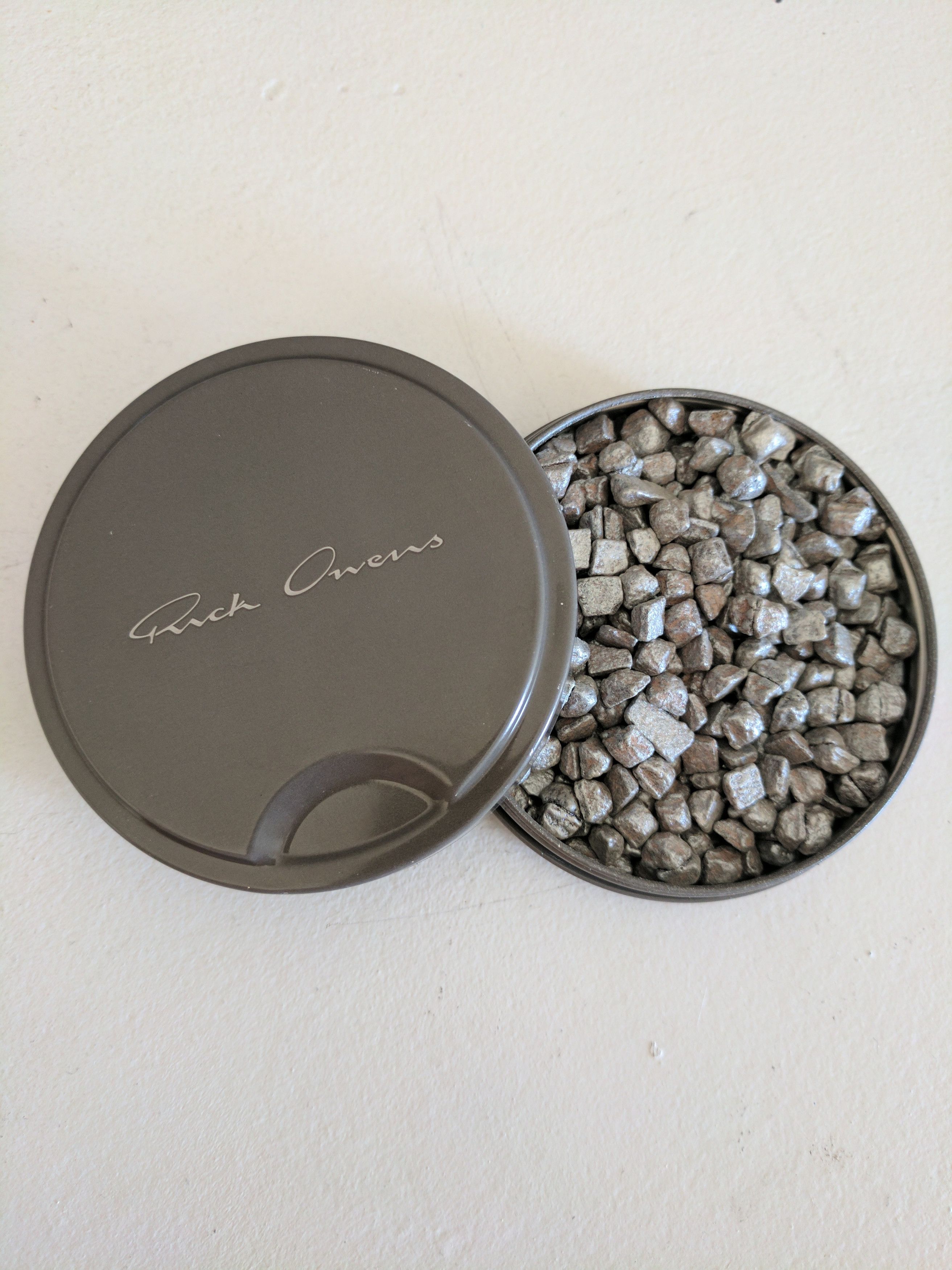 Rick Owens Metallic Licorice Mints | Grailed