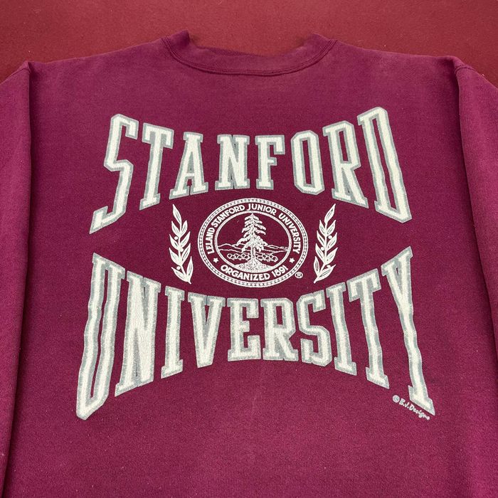 Vintage Vintage 80’s Stanford University Cardinal Maroon Sweatshirt ...