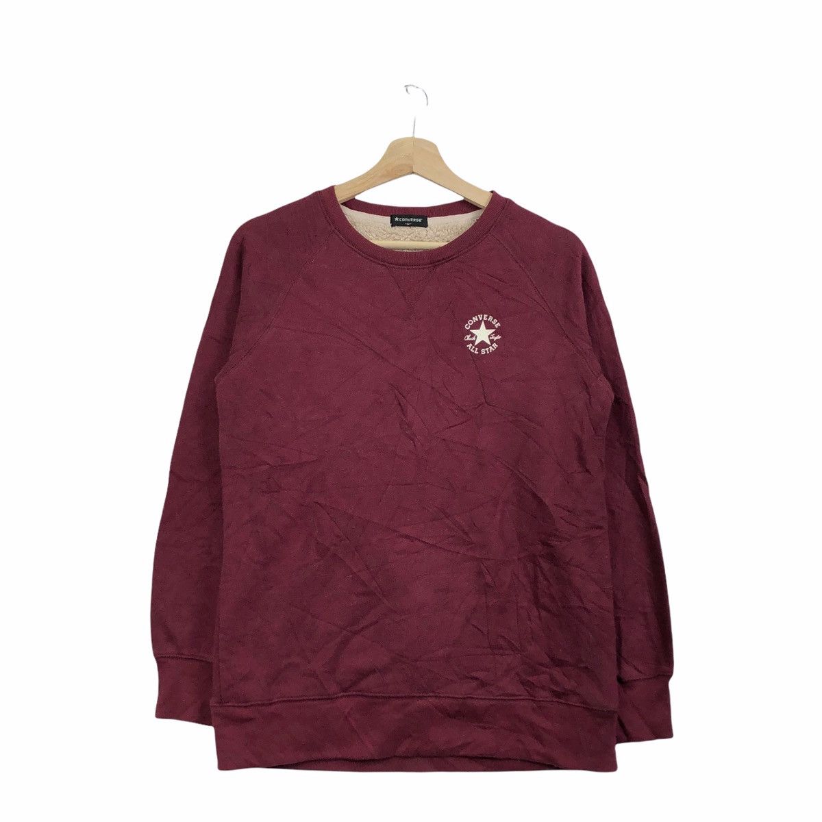 Vintage Converse All Star Sherpa Crewneck Sweatshirt