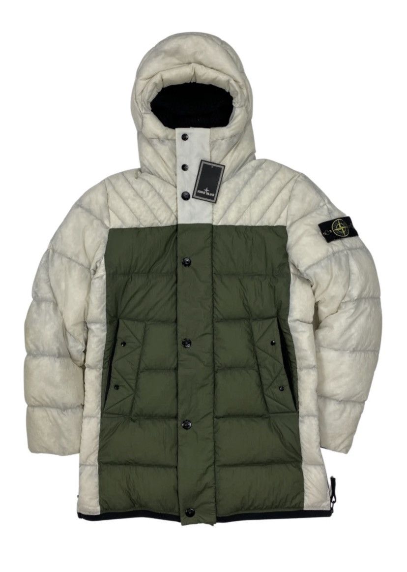 Stone Island Stone Island AW/11 Two Tone Opaque Tela Down Puffer Jacket ...