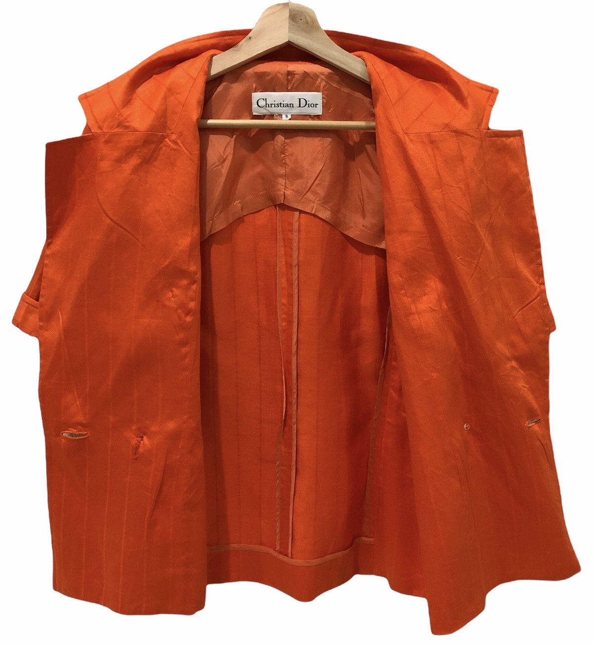 Christian Dior Monsieur × Vintage 🔥RARE CHRISTIAN DIOR SHIRTSLEEVES BUTTON COAT DESIGNER COAT Size US S / EU 44-46 / 1 - 4 Thumbnail