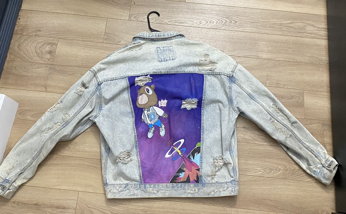 Popular Kanye West Graduation Denim Jacket