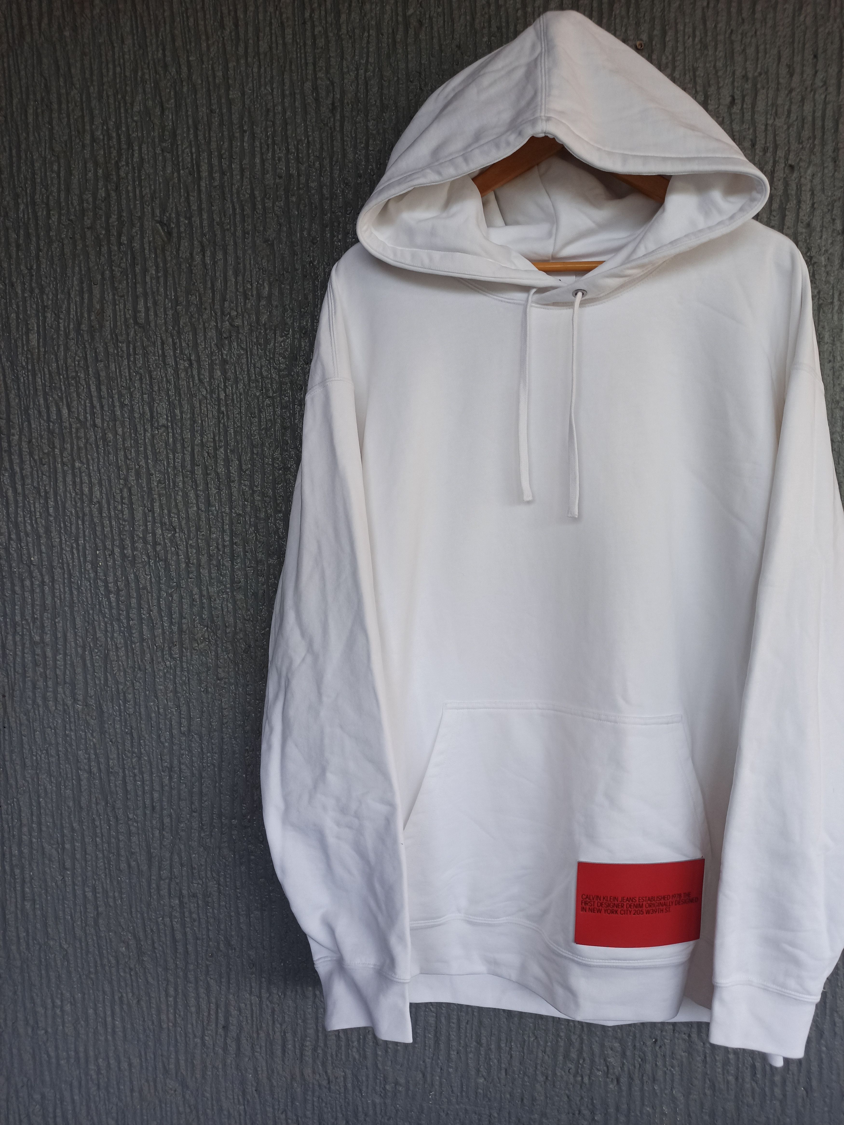 Calvin Klein 205W39NYC Calvin Klein- Raf Simons Modernist Eagle Logo Hoodie Size US L / EU 52-54 / 3 - 7 Thumbnail
