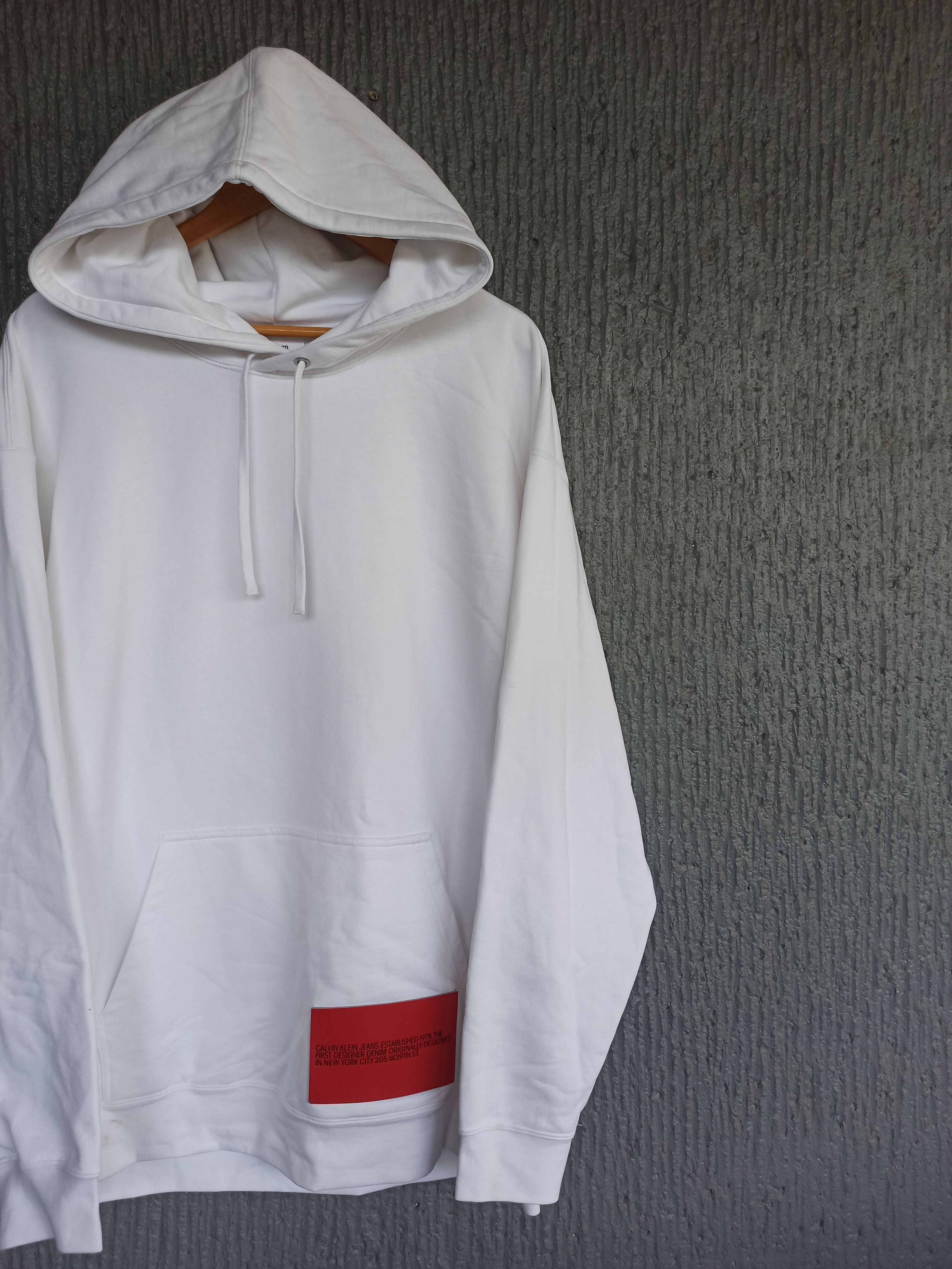 Calvin Klein 205W39NYC Calvin Klein- Raf Simons Modernist Eagle Logo Hoodie Size US L / EU 52-54 / 3 - 6 Thumbnail