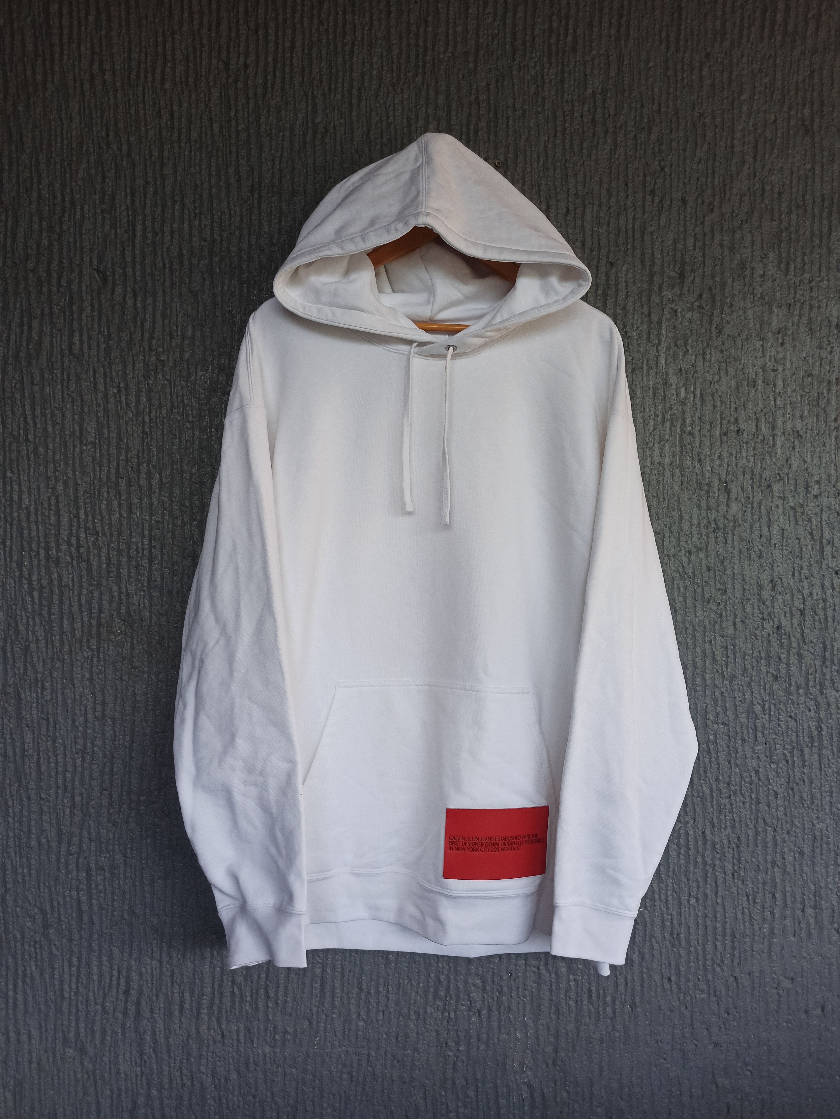 Calvin Klein 205W39NYC Calvin Klein- Raf Simons Modernist Eagle Logo Hoodie Size US L / EU 52-54 / 3 - 4 Thumbnail