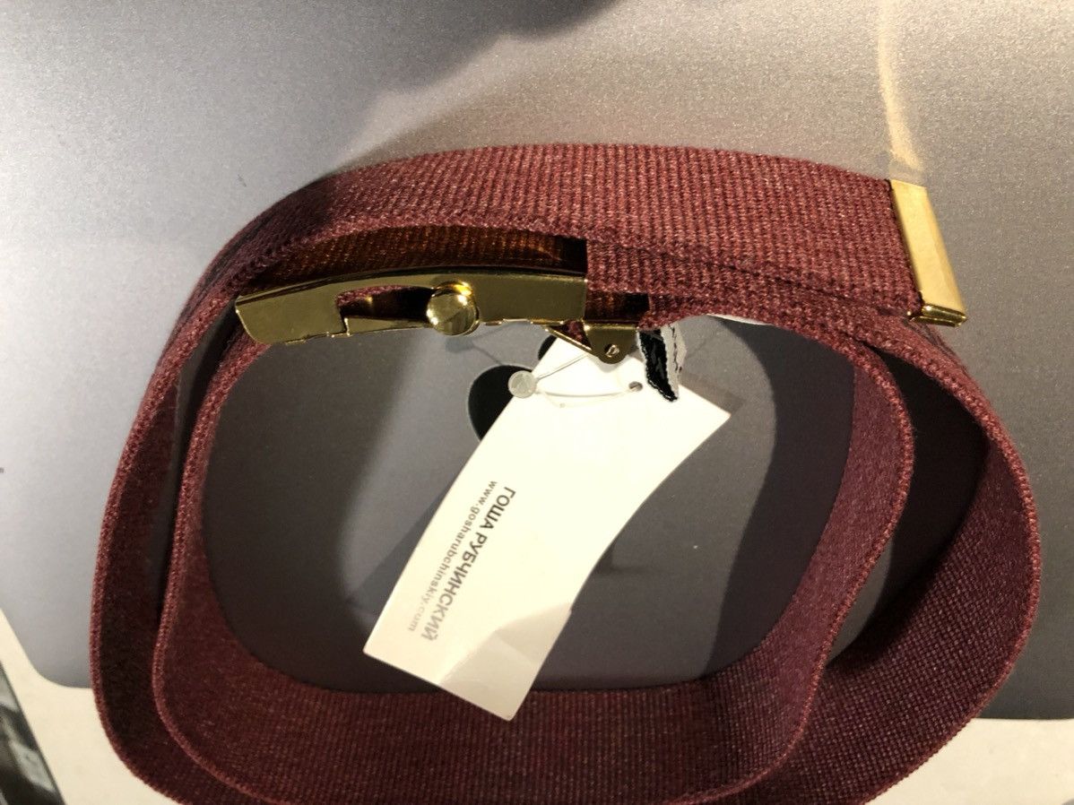 Гоша Рубчинский , belt ГОША РУБЧИНСКИЙ – BLACK WEBBING BELT GOSHA RUBCHINSKIY