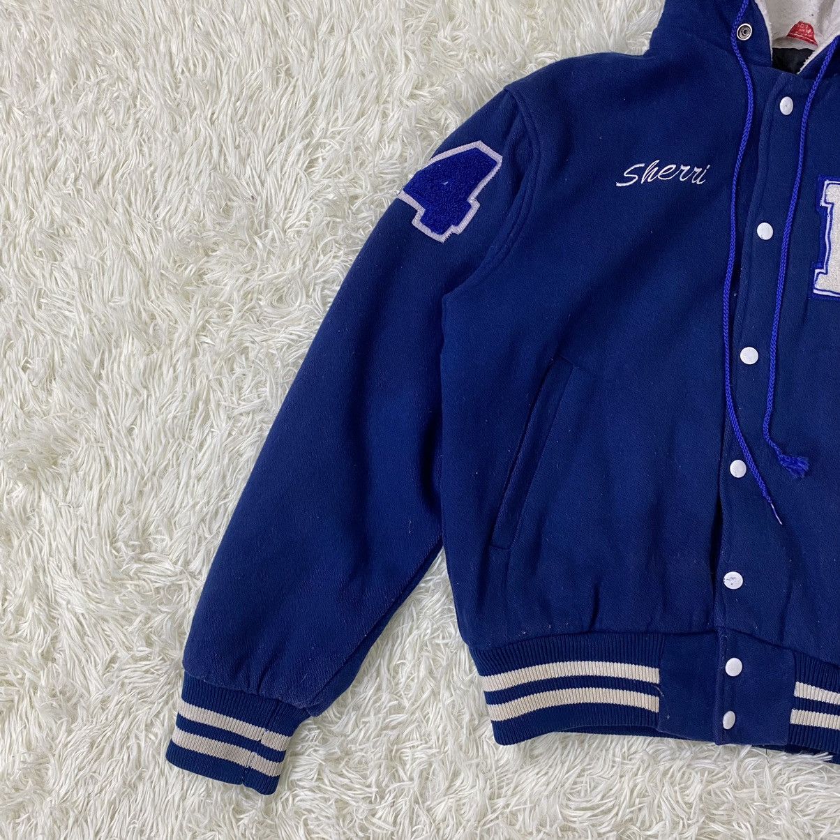 Vintage EMPIRE WOOL VARSITY HOODED JACKET Size US M / EU 48-50 / 2 - 8 Thumbnail