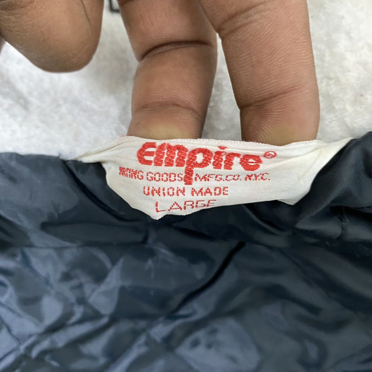 Vintage EMPIRE WOOL VARSITY HOODED JACKET Size US M / EU 48-50 / 2 - 10 Thumbnail