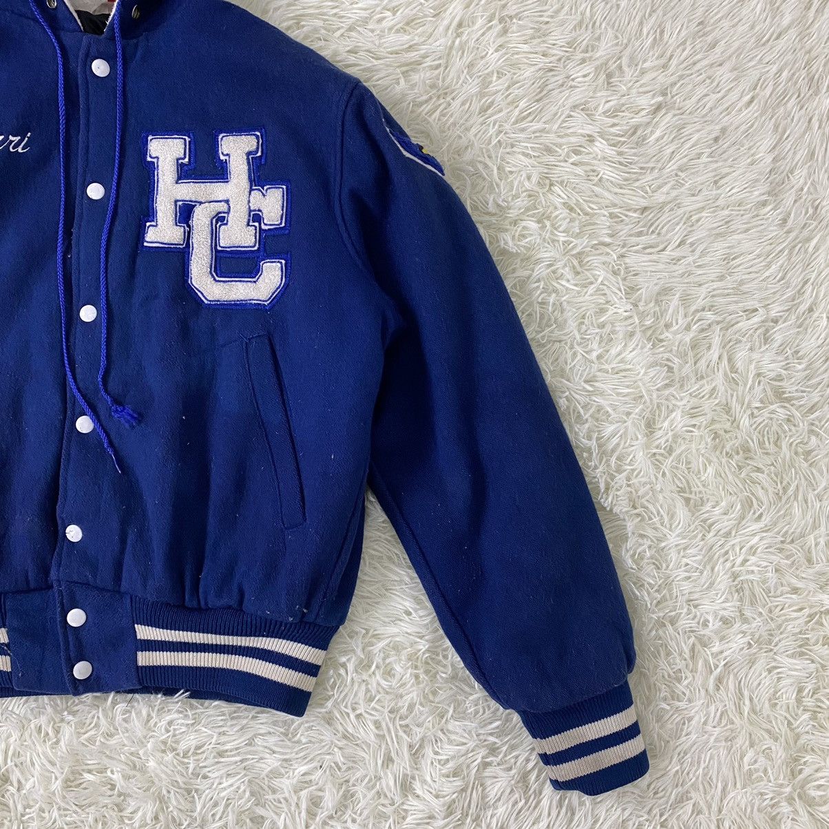 Vintage EMPIRE WOOL VARSITY HOODED JACKET Size US M / EU 48-50 / 2 - 7 Thumbnail