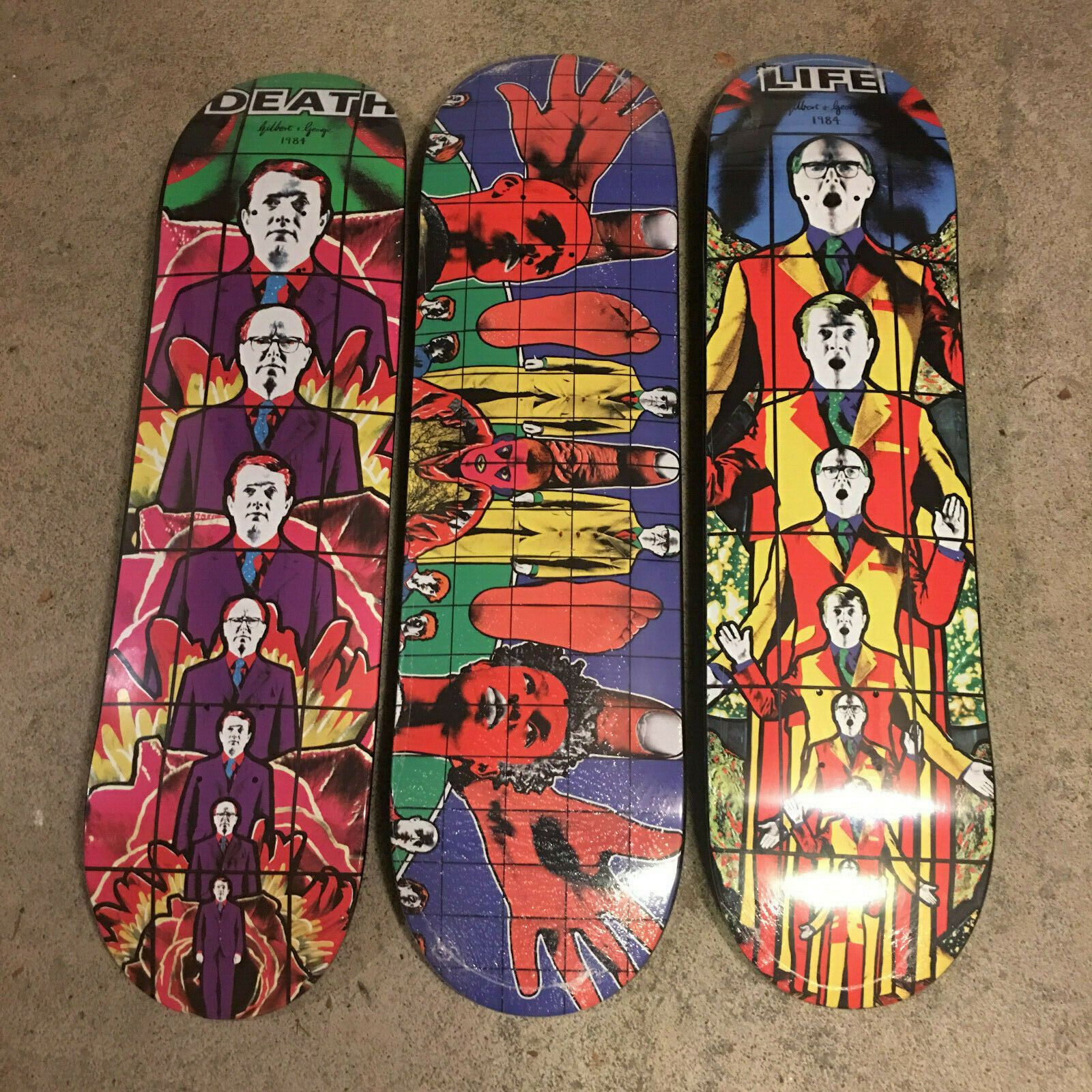 Skateboard Gear Cool Deck Skateboard Supreme Gilbert George Death