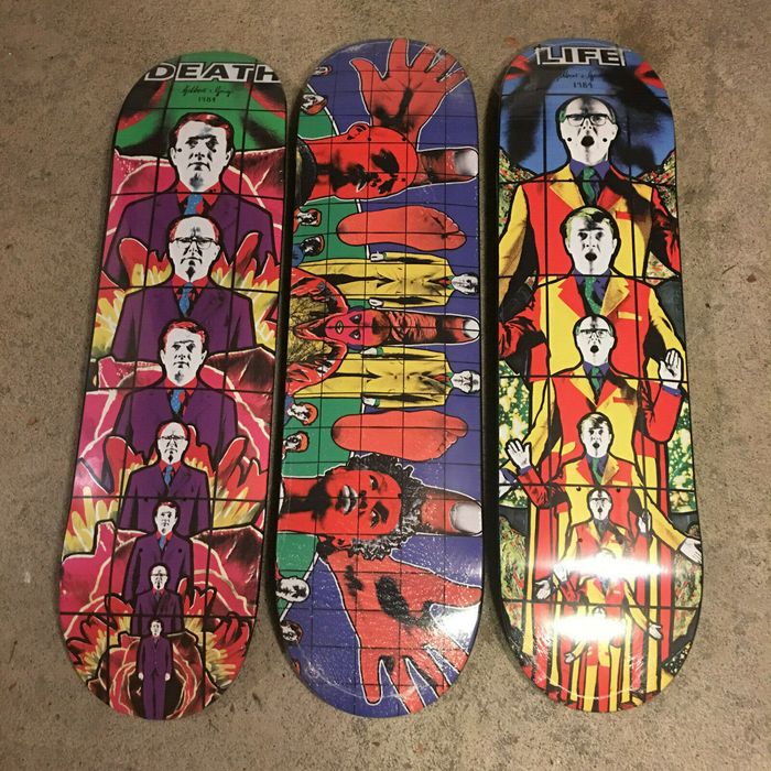 当社の Supreme Gilbert&George DEATH Skateboard - スポーツ