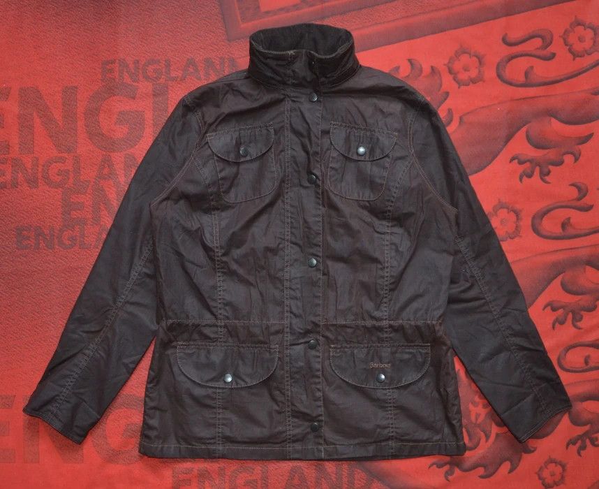 Barbour × Other Barbour L2898 Summer Sapper Wax Women Jacket Casual Waxed Size L / US 10 / IT 46 - 17 Thumbnail